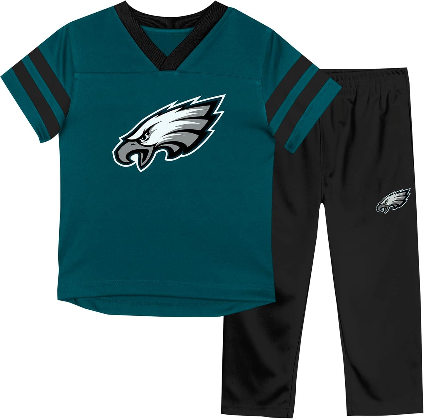 Toddler NFL Zone V-Neck T-Shirt & Pants Set for Little Fans