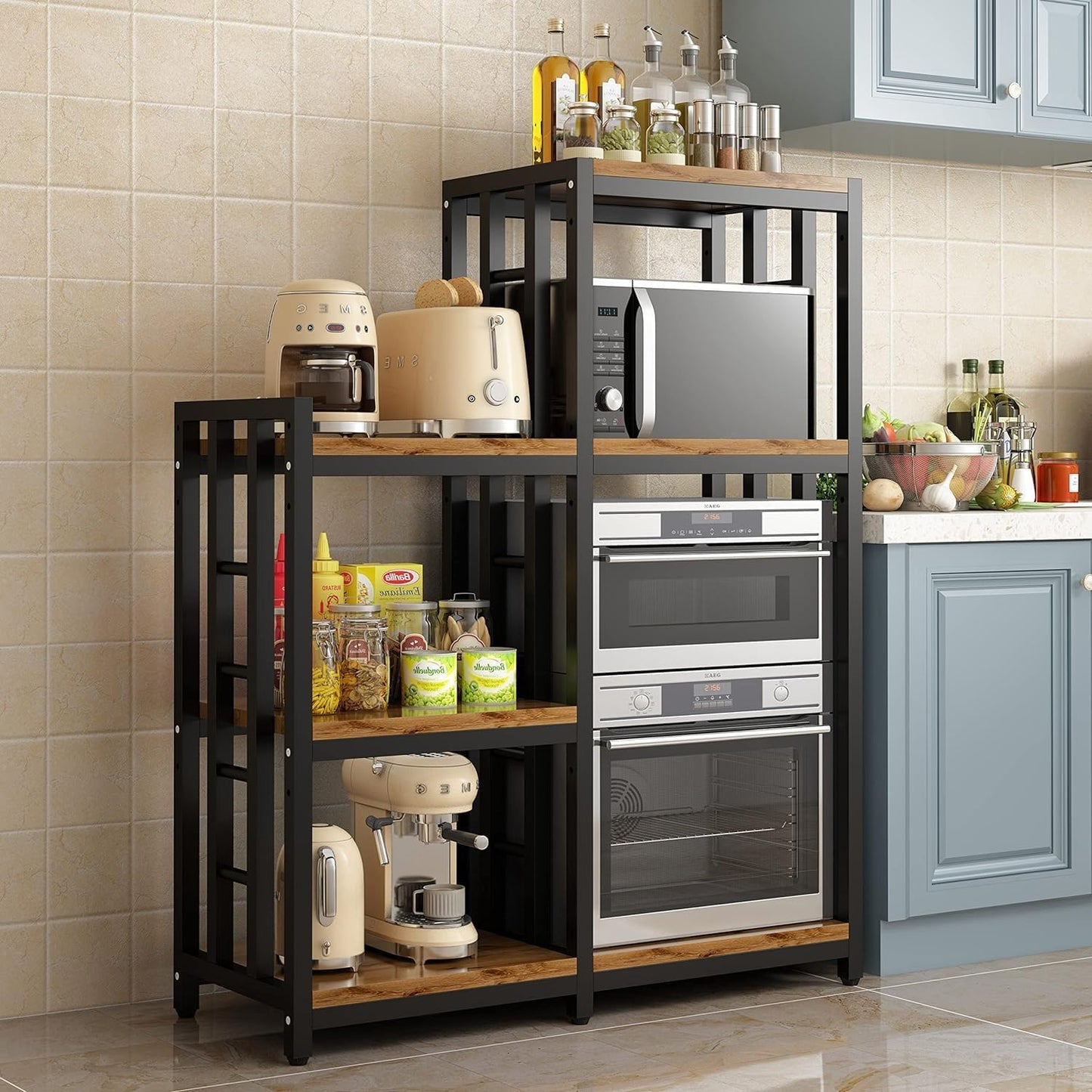 BRIGHTSHOW 6-Tier Kitchen Storage Shelf - Versatile & Adjustable