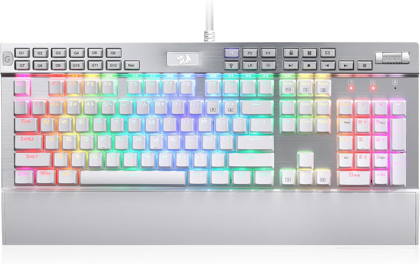 Redragon K550 RGB Gaming Keyboard with Macro Keys and USB Port