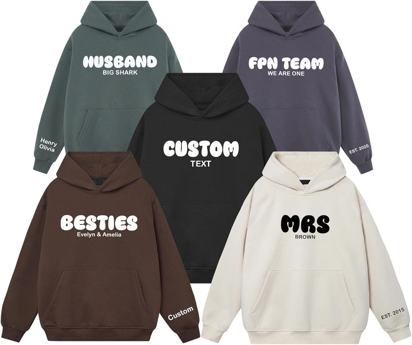 Personalized Hoodies for All - Design Custom Print - Parahouse