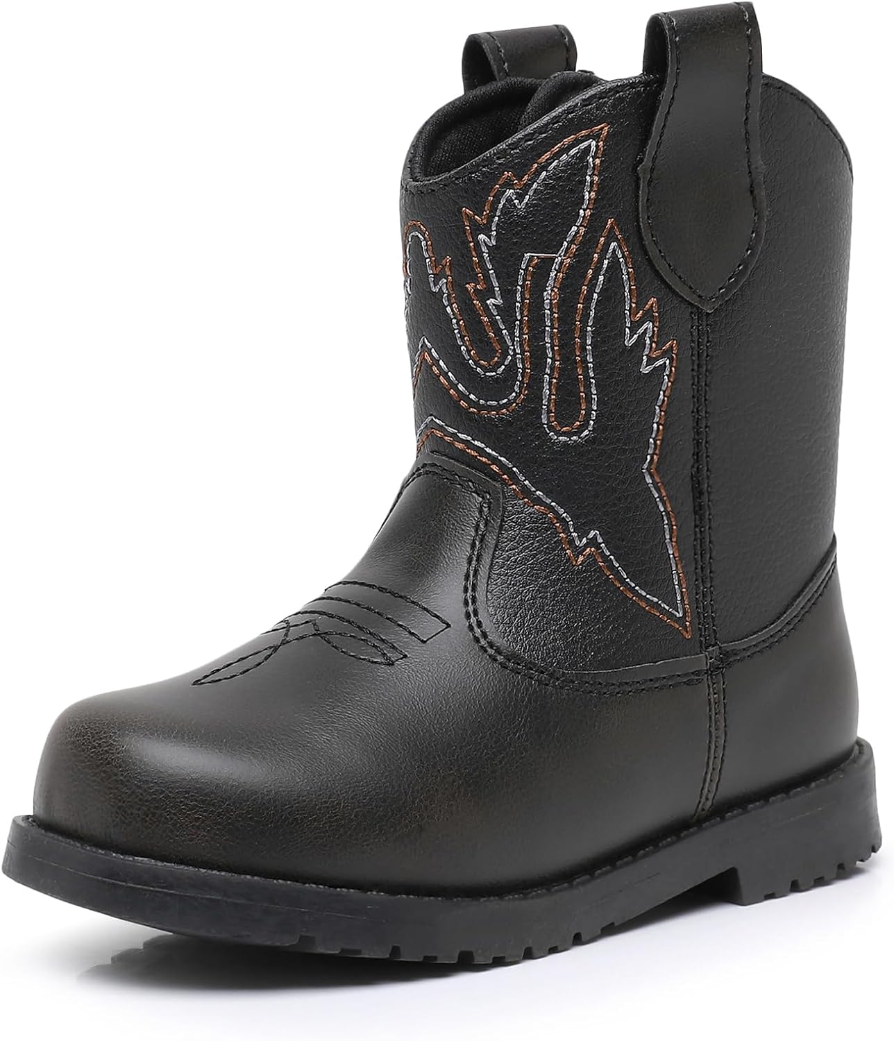 Blikcon Toddler Cowboy Boots for Boys Girls All Seasons Style