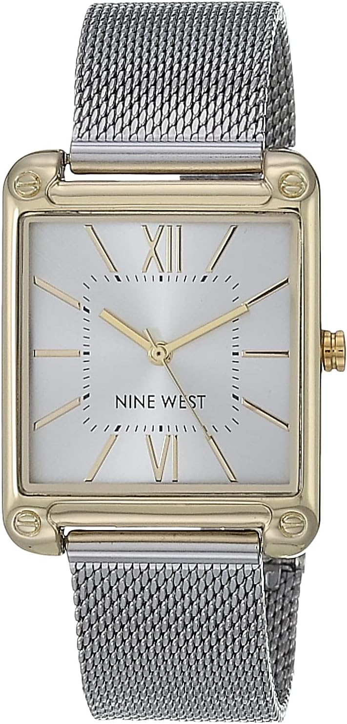 Nine West Women's Mesh Bracelet Watch: Elegant Timepiece for All