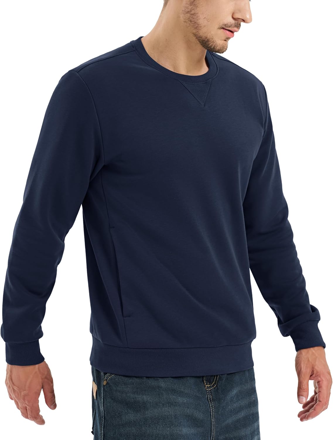 TACVASEN Men's Fleece-Lined Warm Sweatshirt