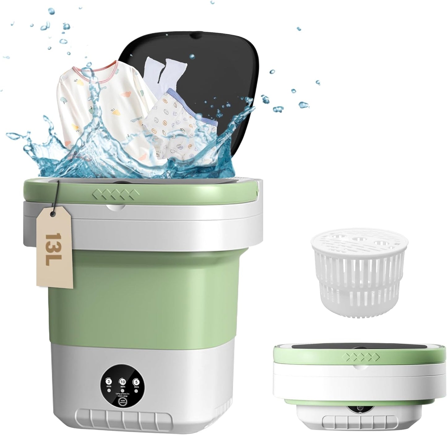 Portable Mini Washer: Deep Clean Baby Clothes