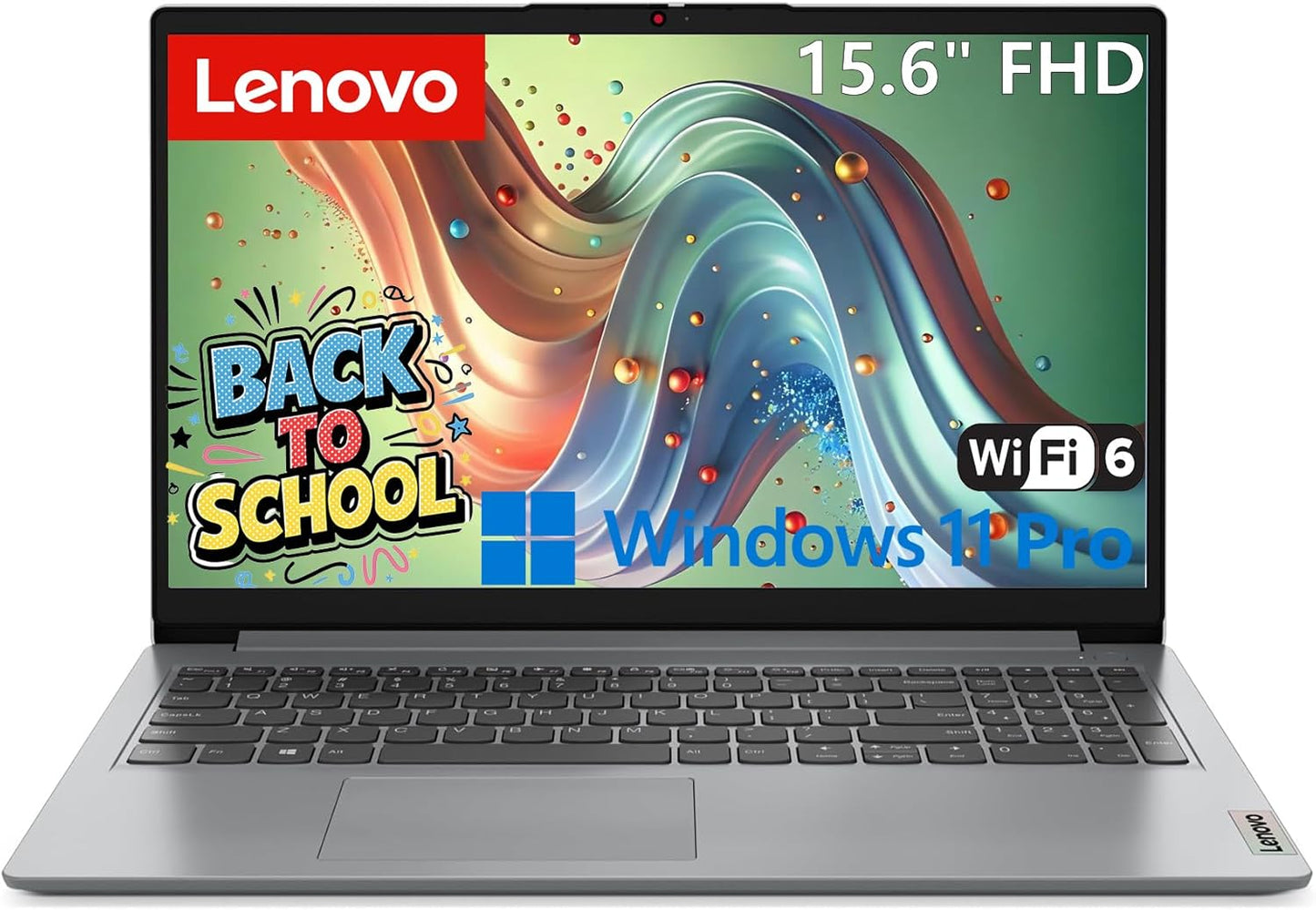 Lenovo 15.6 FHD Student Laptop with Intel Processor and 16GB RAM