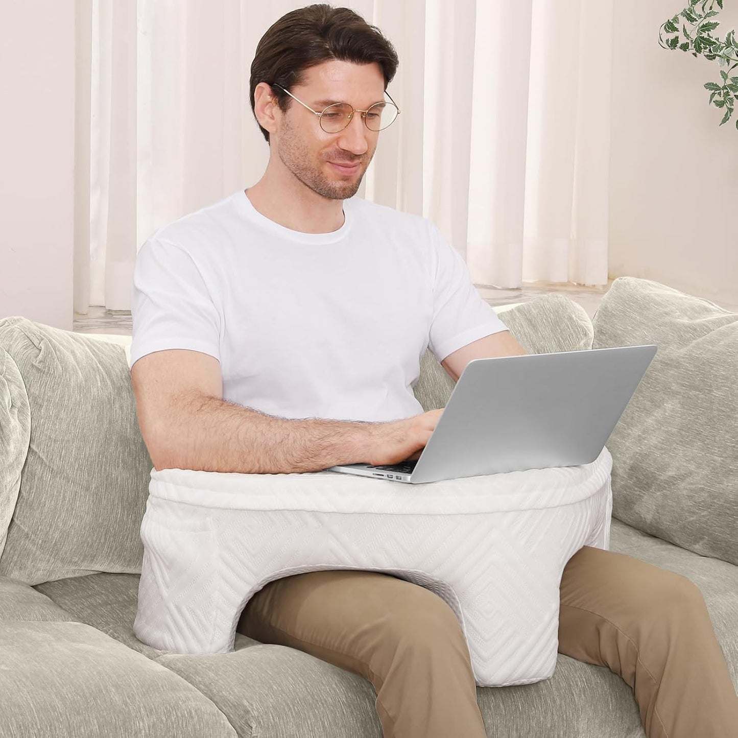 Adjustable Memory Foam Lap Desk - Comfort & Versatility!