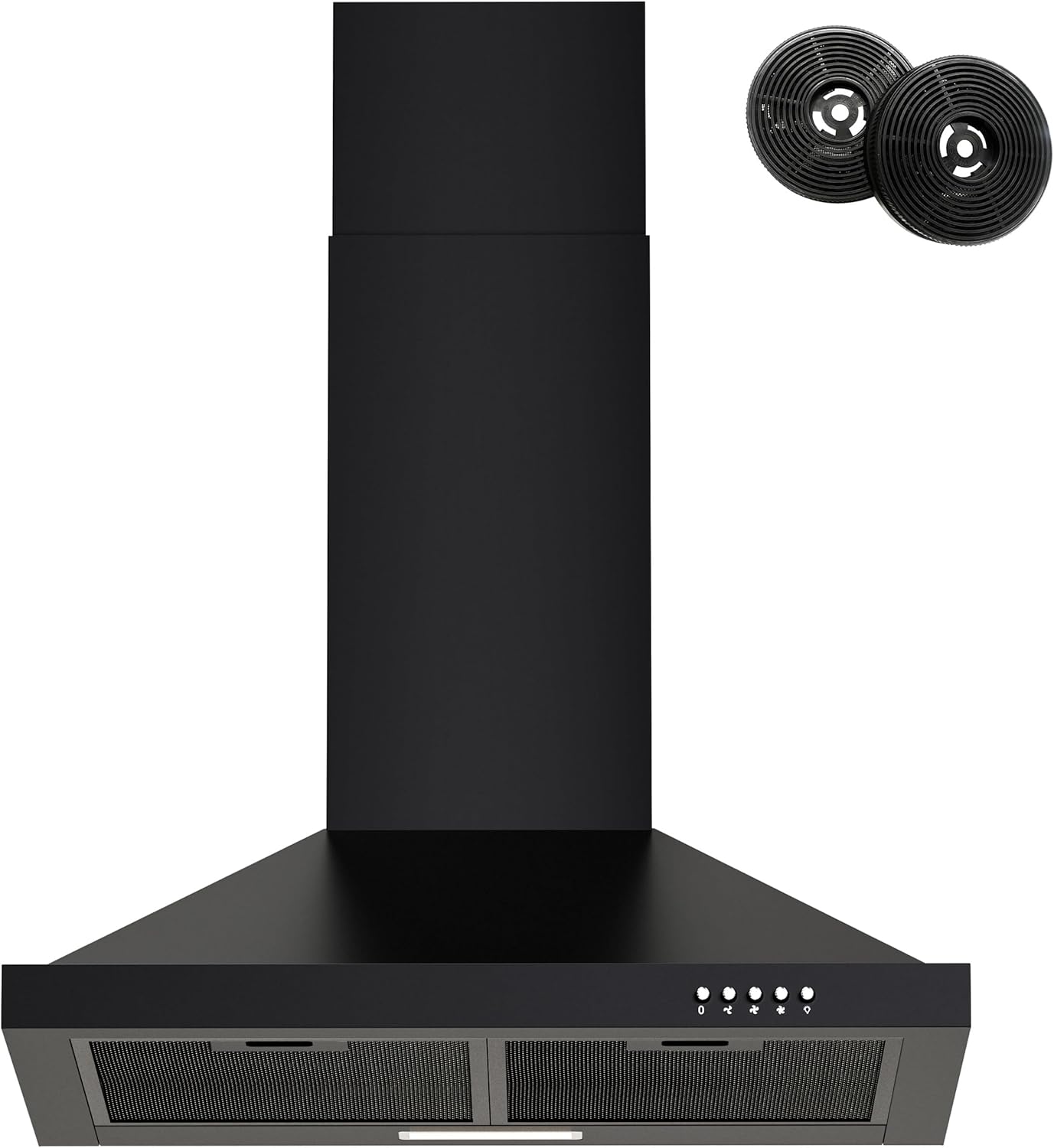 FIREGAS 24 inch Wall Mount Range Hood with 450 CFM Ventilation