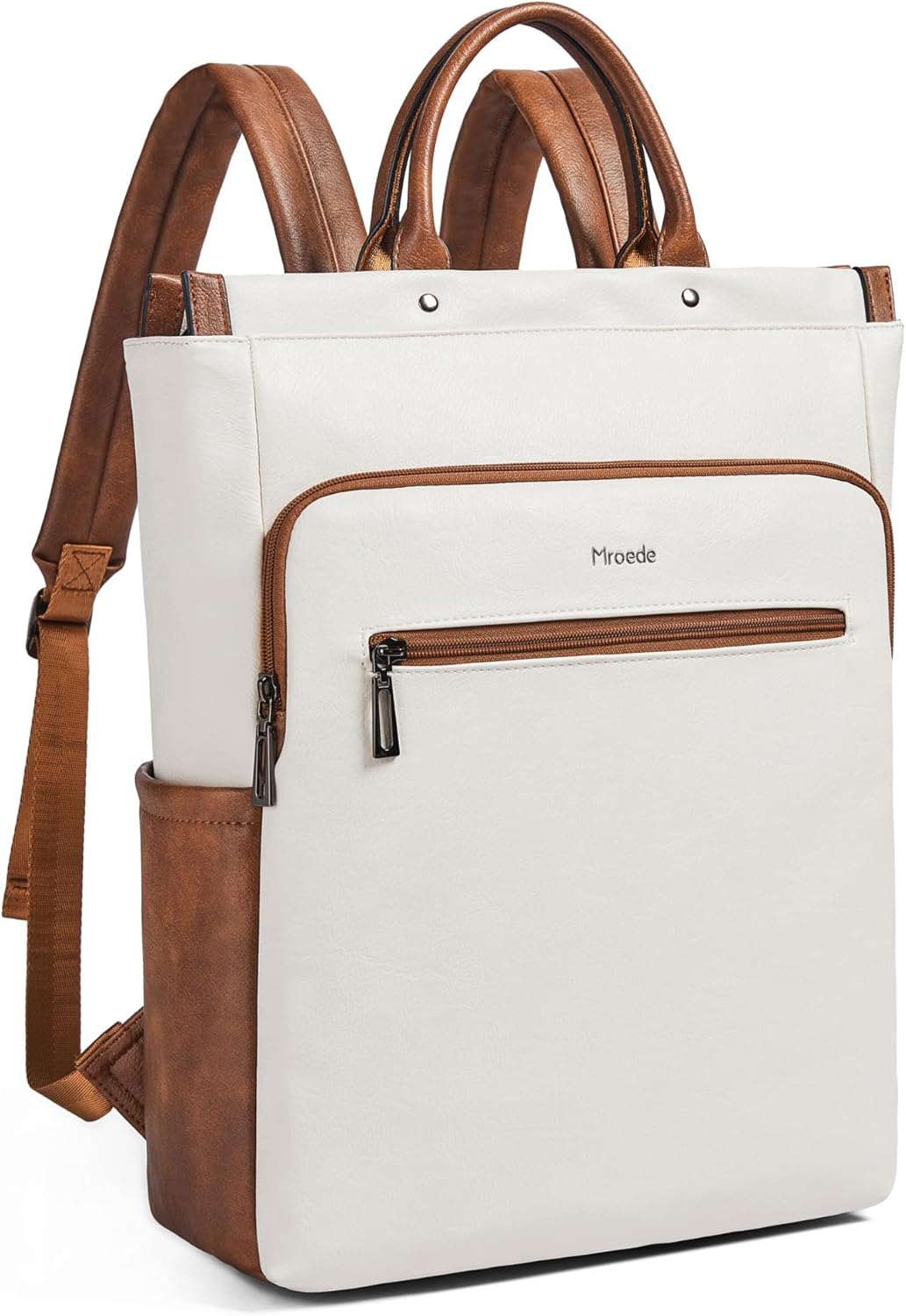Leather Laptop Backpack for Women - Stylish and Functional