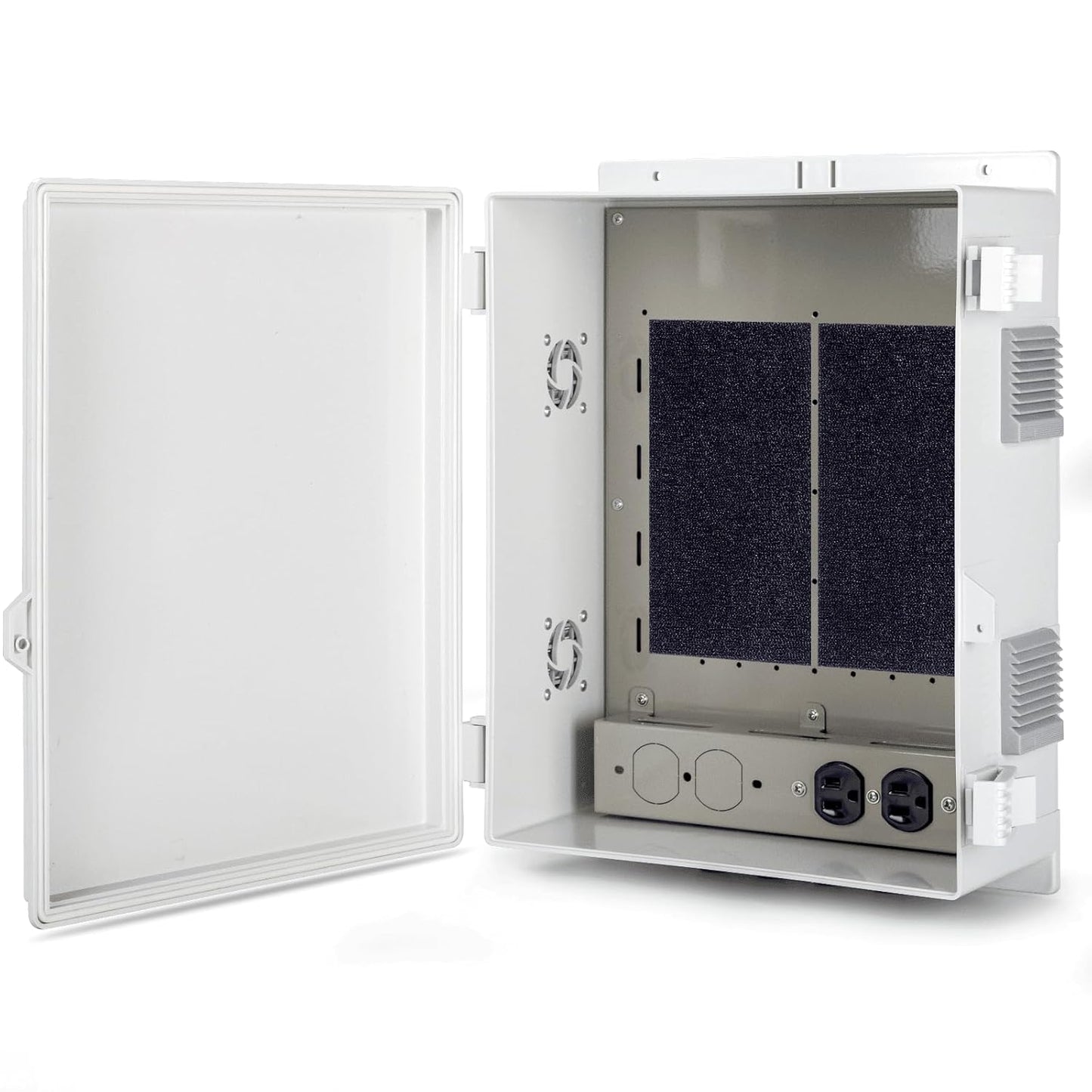 Outdoor Electrical Junction Box with High Power Outlet Features