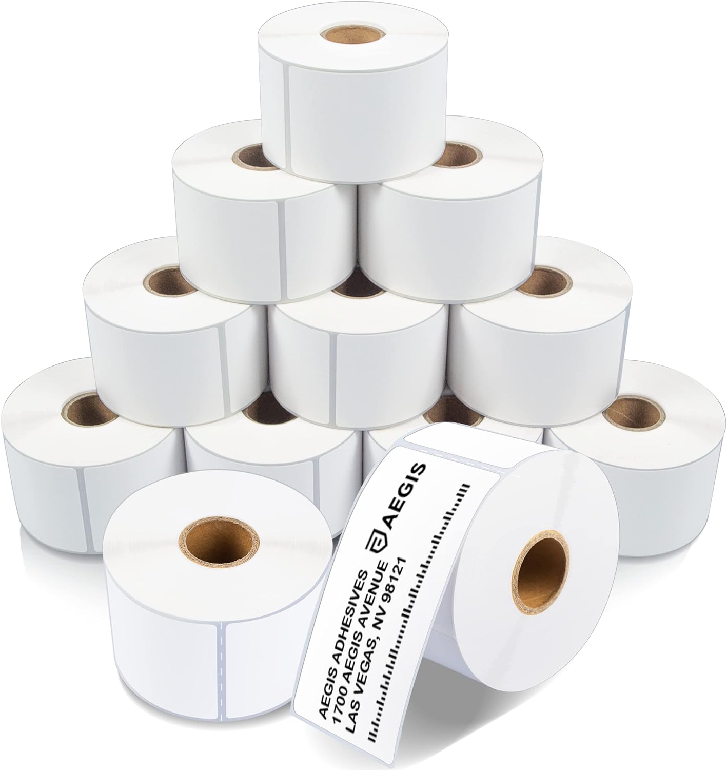 2 X 4 Direct Thermal Labels for Shipping & Postage - 12 Rolls