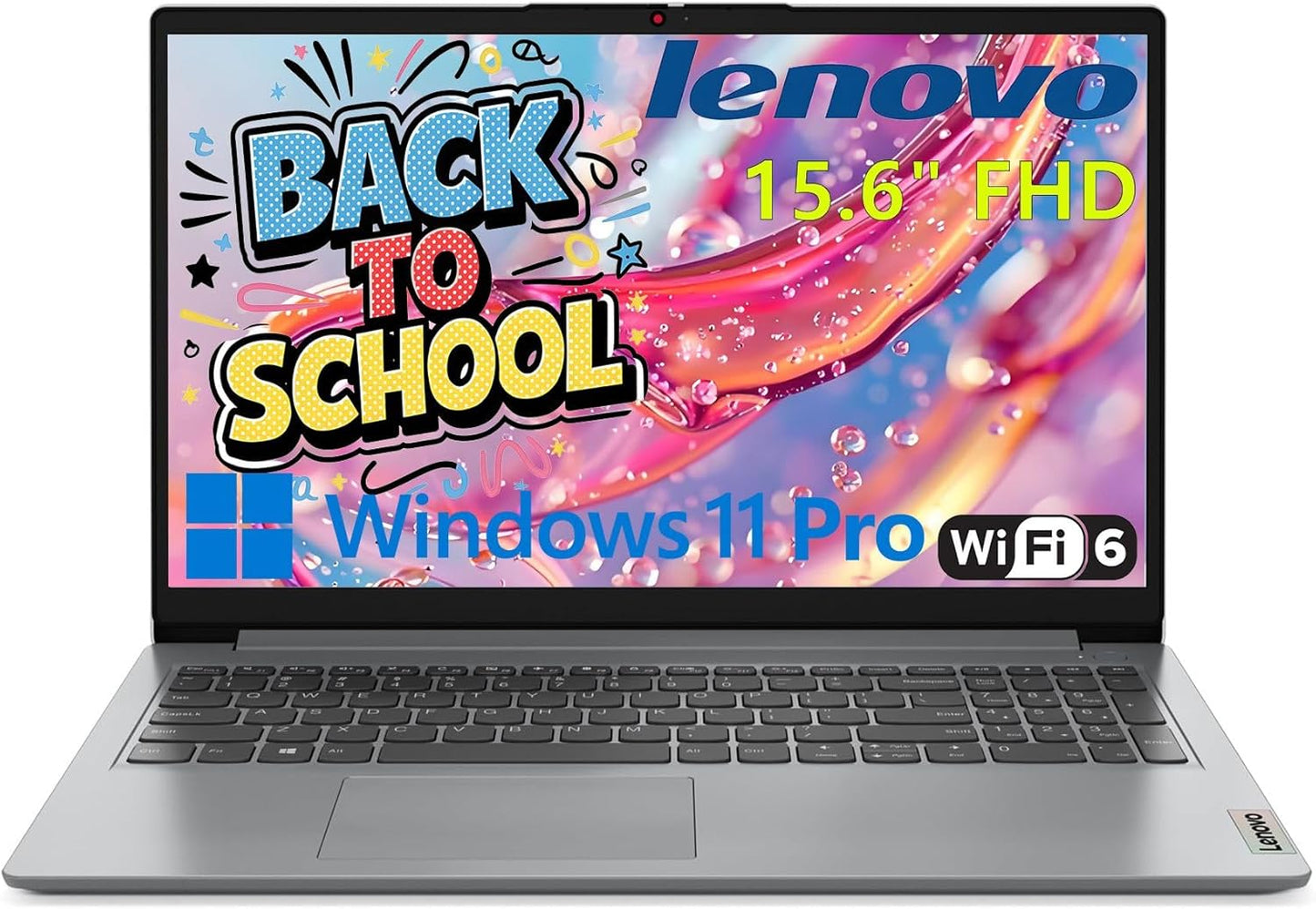 Lenovo 15.6 FHD Laptop for Business and Home Use with Intel