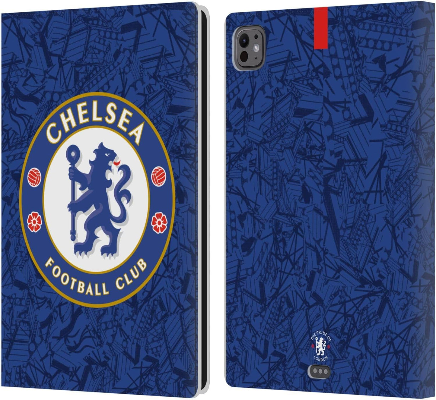 Chelsea Football Club Home 2019/20 Kit Leather Flip Case for iPad