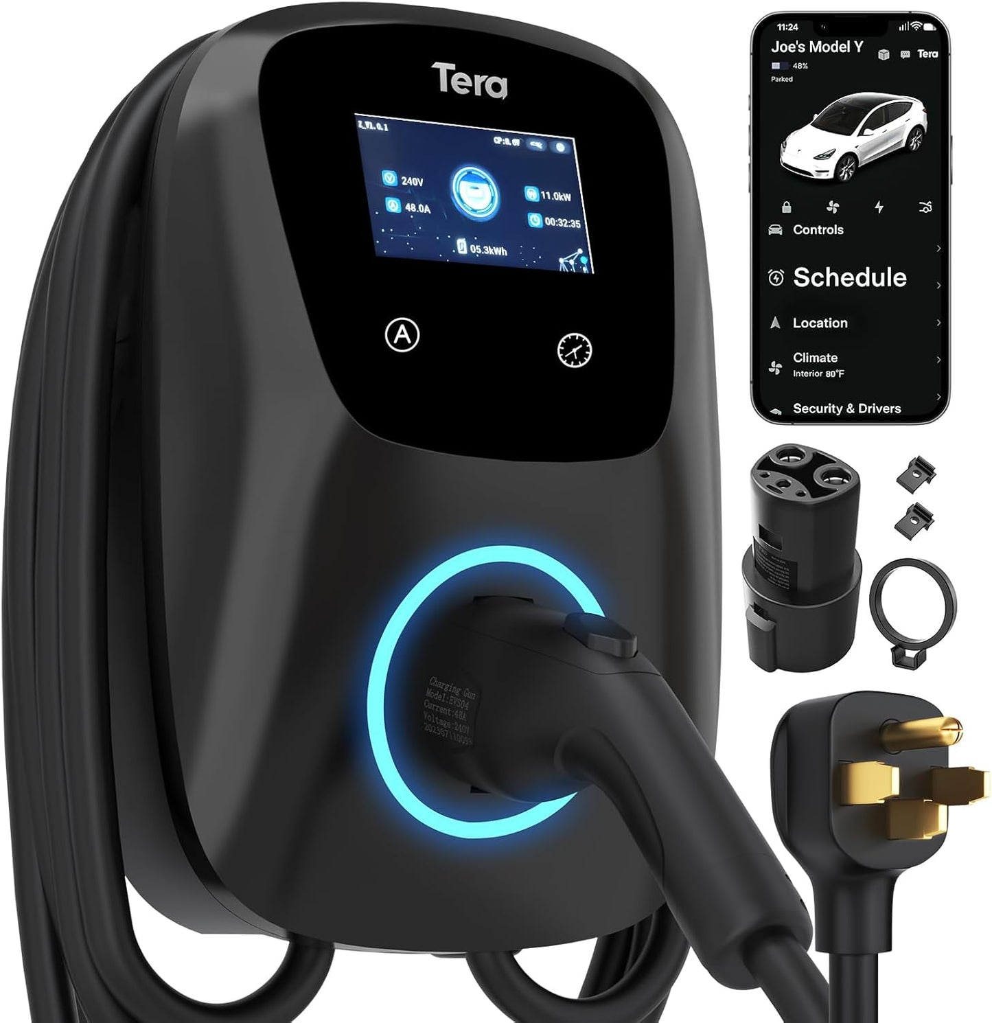 Fast & Convenient Charging With Tera EV Charger