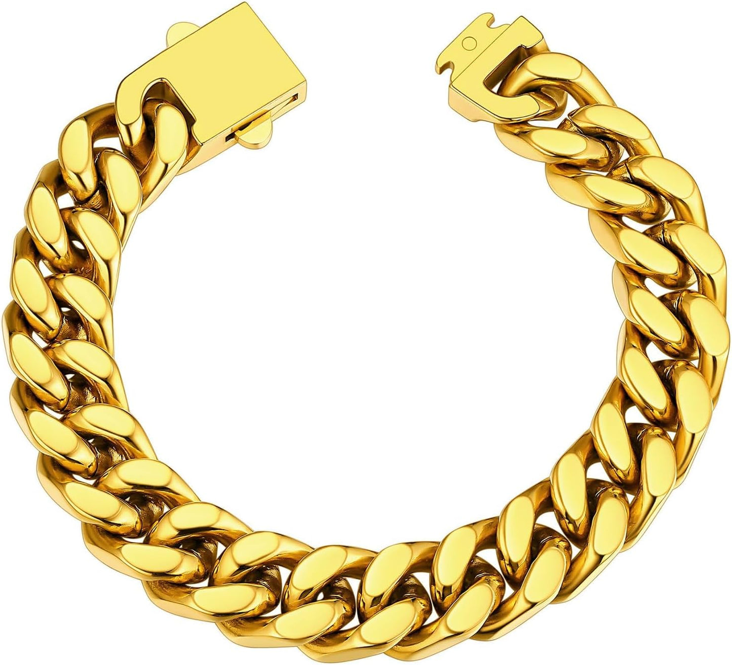 ChainsHouse Stainless Steel Cuban Link Bracelet for Men - Stylish Gift
