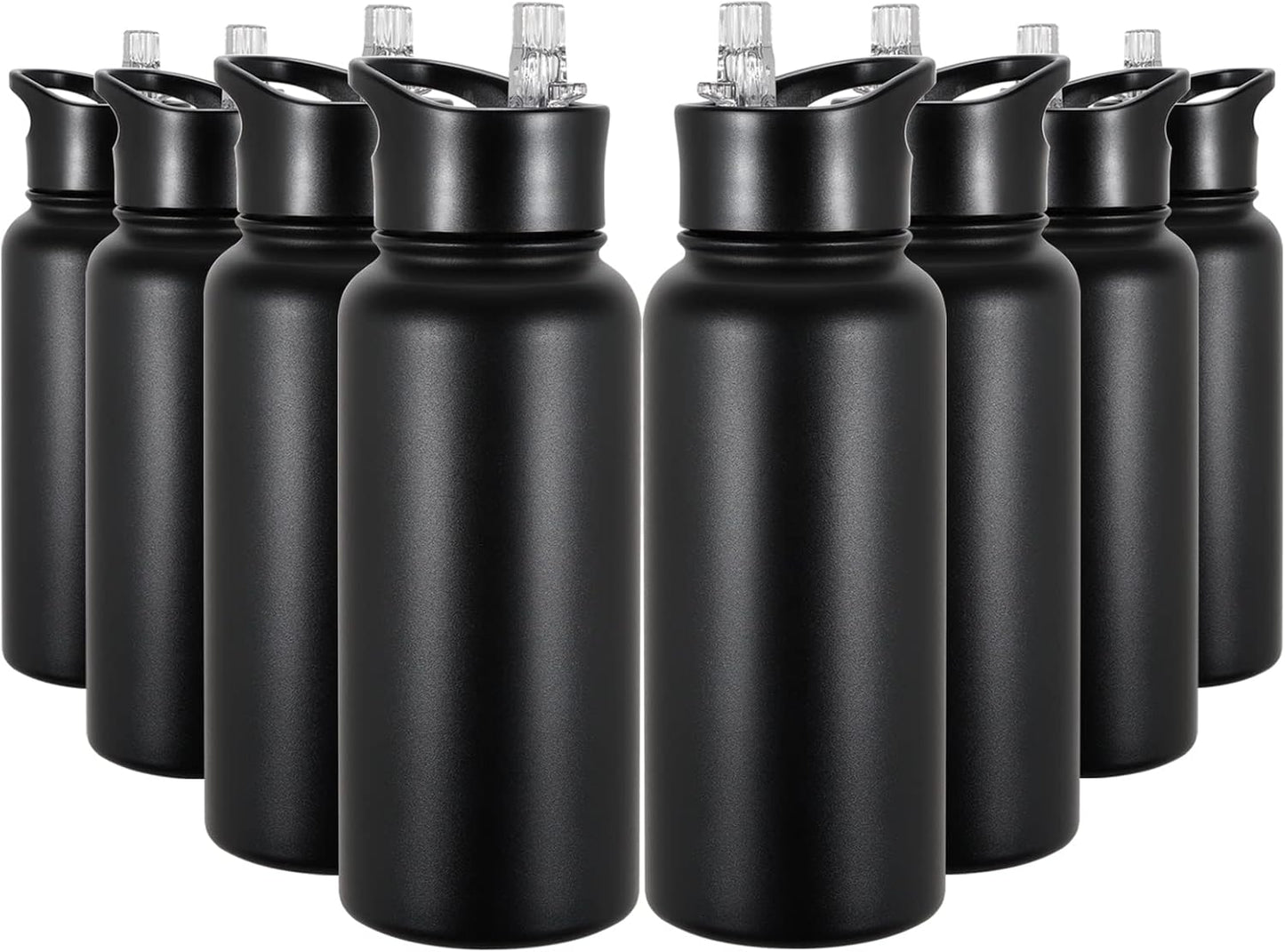 32 oz Insulated Water Bottle Bulk 8 Pack for Active Lifestyles