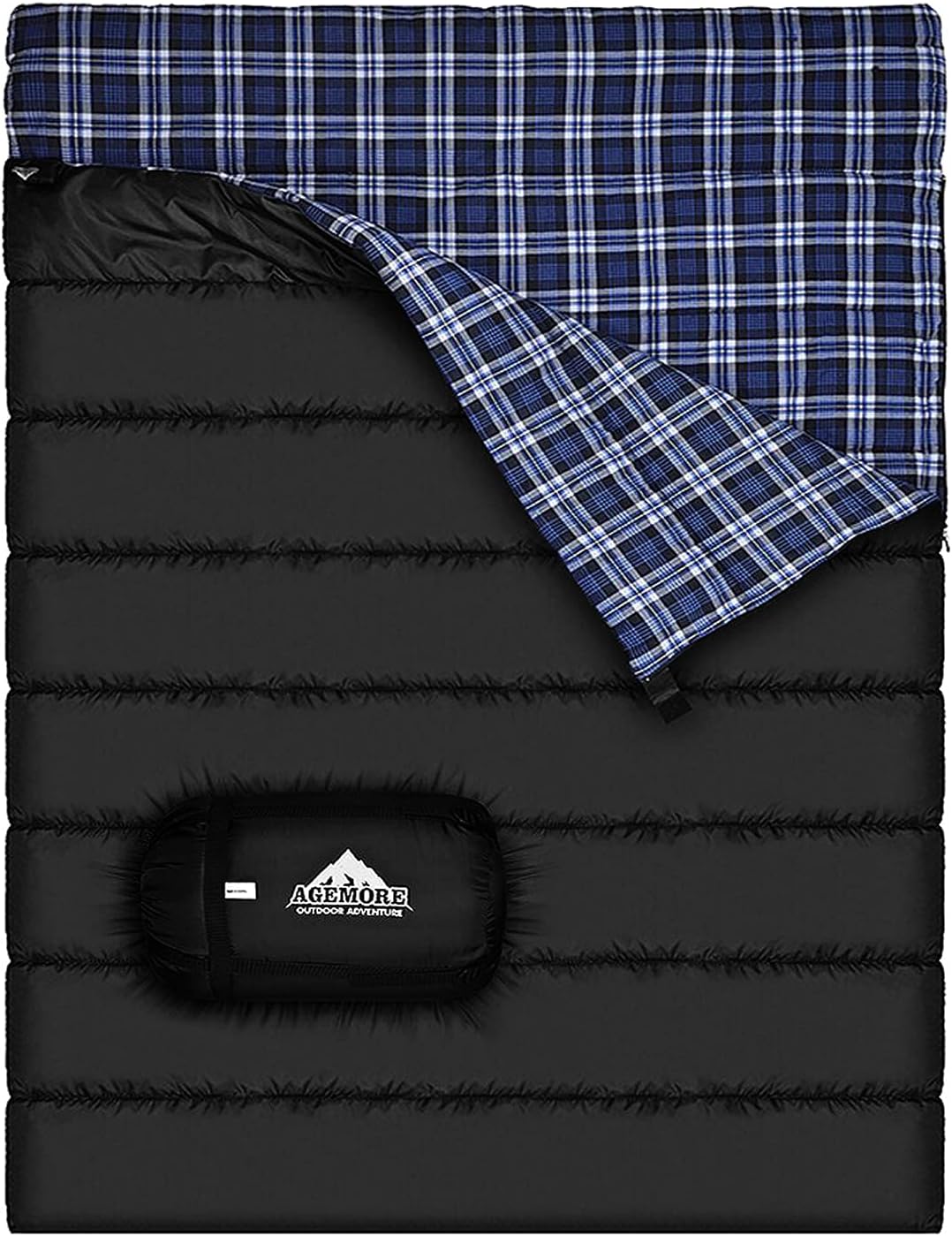 AGEMORE Double Sleeping Bag: Waterproof & Lightweight