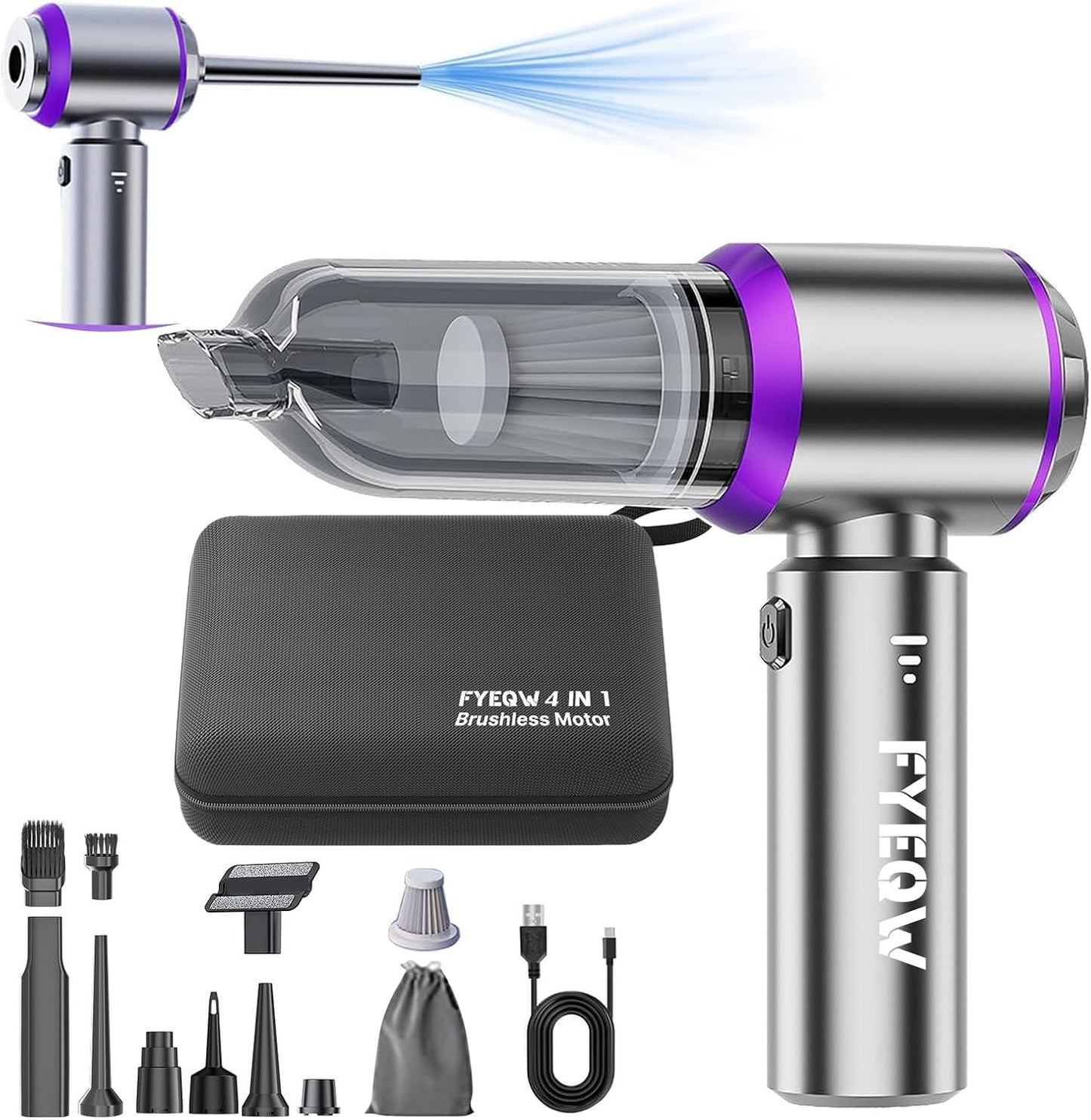 Powerful Cordless Mini Vacuum - DYNGSHOO