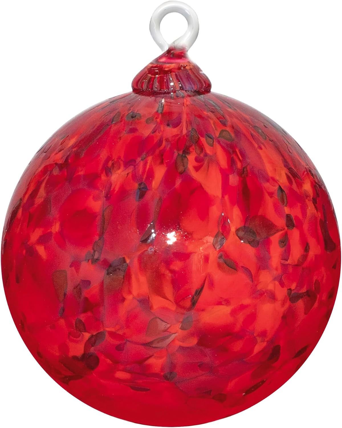 Handmade Blown Glass Ornament for Holiday Decor and Gifts
