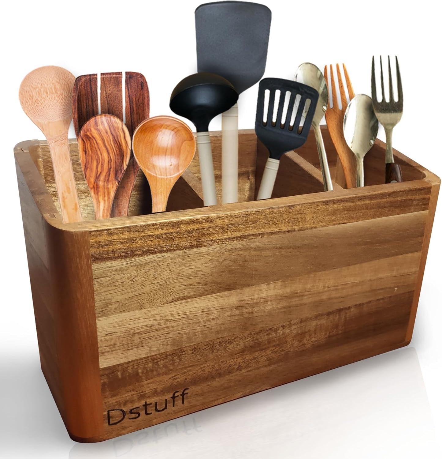 Large Kitchen Utensil Holder Organizer for Countertop Storage