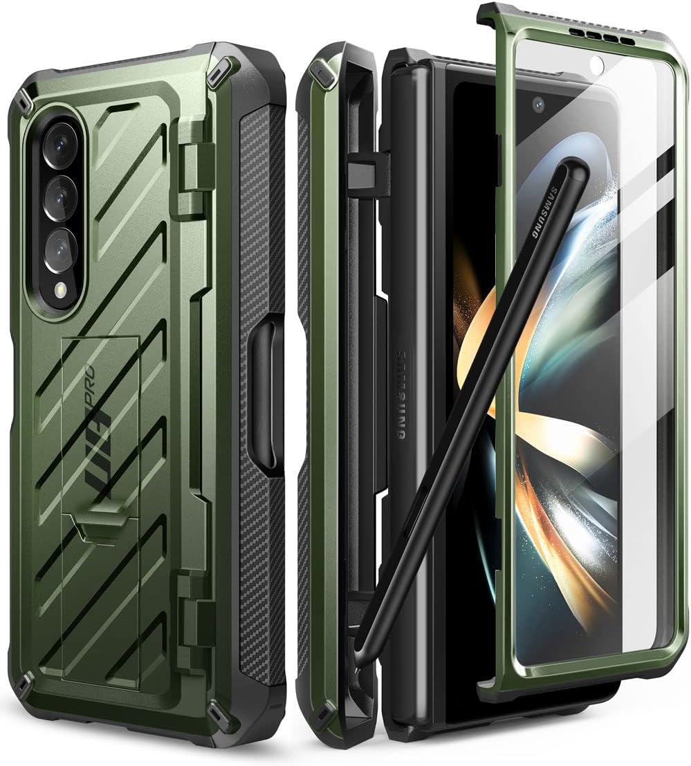 SupCase Galaxy Z Fold 4 Case with S Pen Holder for Protection