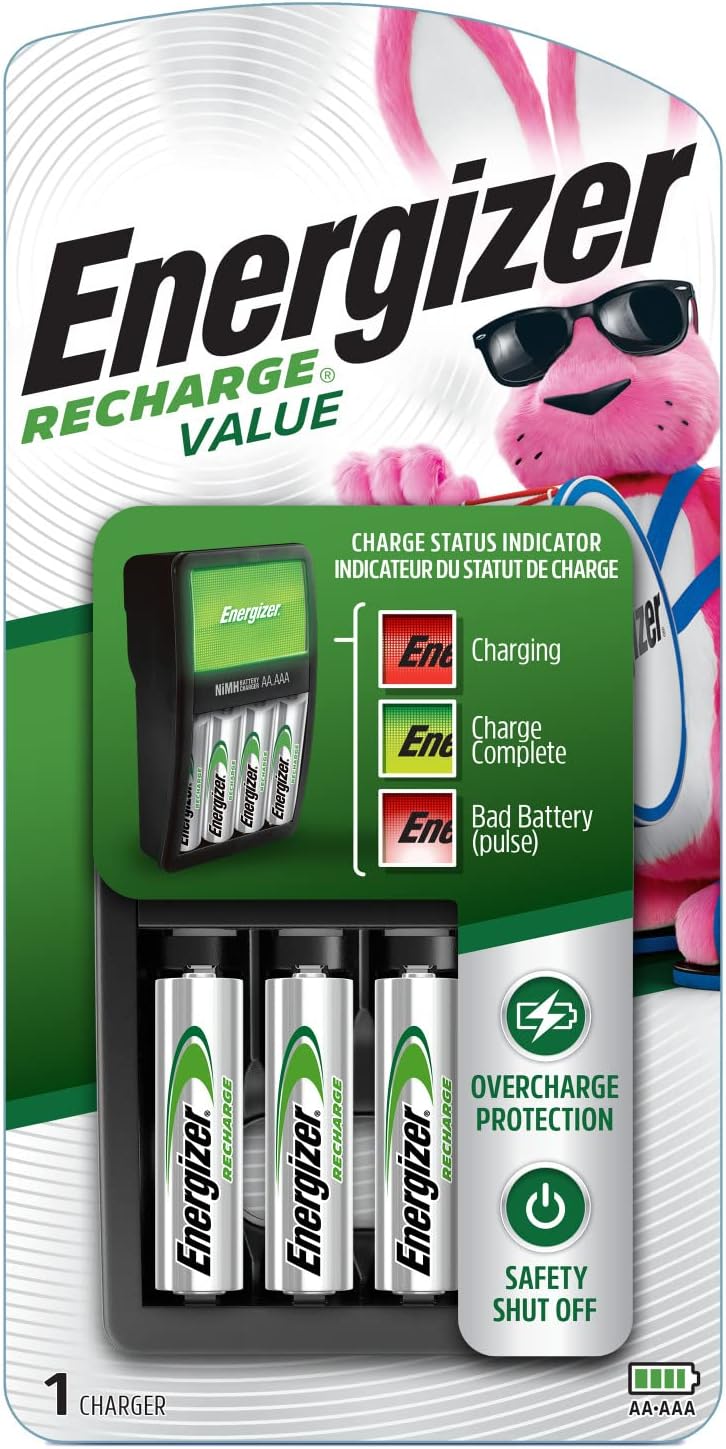 Energizer NiMH Rechargeable Battery Charger
