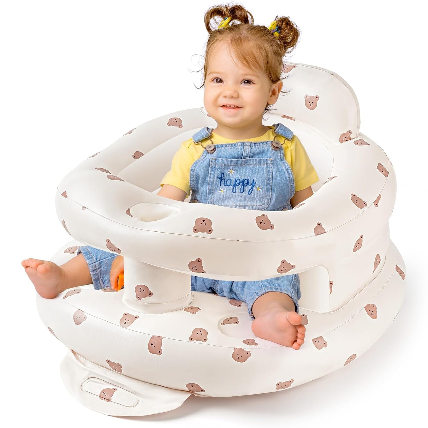 CHEPULA Inflatable Baby Seat | Built-in Air Pump | Back Support
