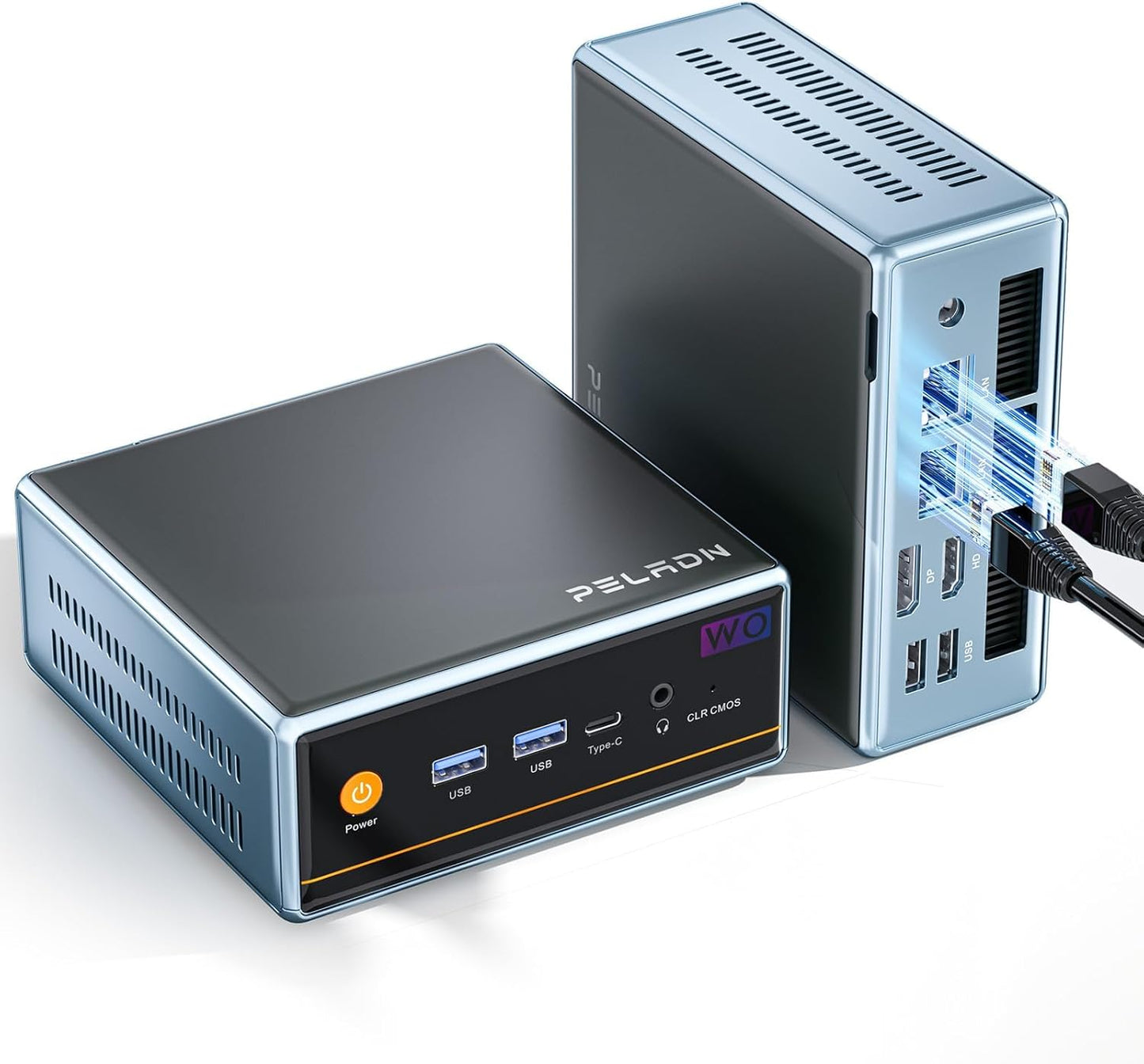 PELA DN WO4 Mini PC with Ryzen 5 5500U for Gaming and Work
