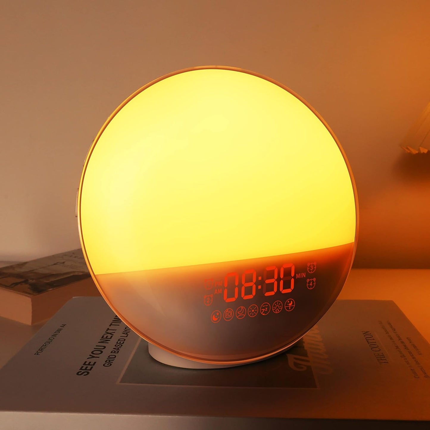 Sunrise Alarm Clock for Heavy Sleepers with Dual Alarms
