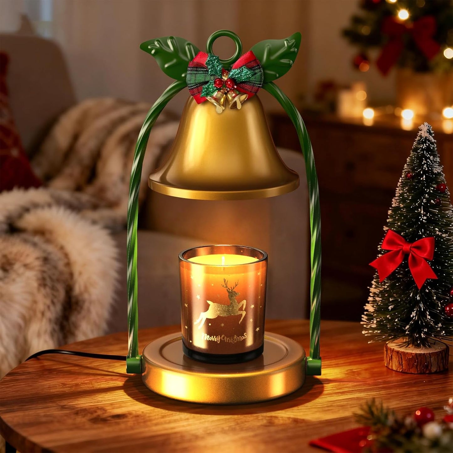 Candle Warmer Lamp with Timer & Dimmable Brightness for Home