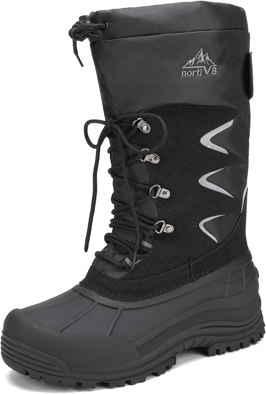 NORTIV 8 Men's Waterproof Hiking Boots for Winter Adventures