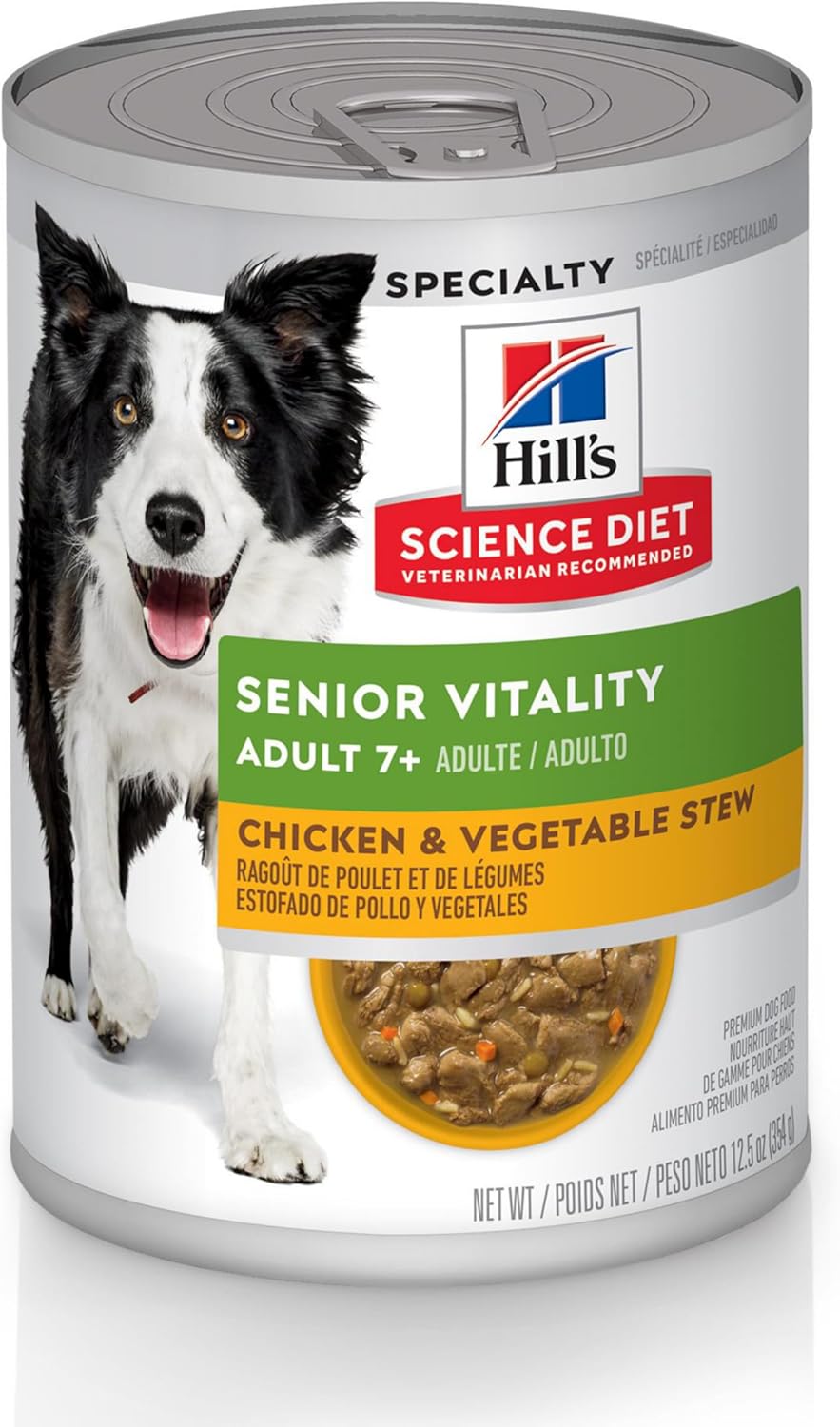 Hill's Science Diet Senior Vitality Wet Dog Food for Healthy Aging