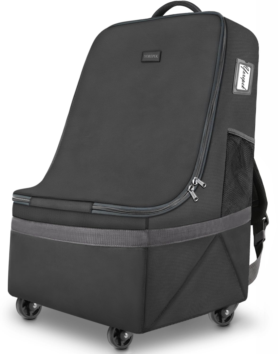 YOREPEK Car Seat Travel Bag with Wheels for Easy Transport