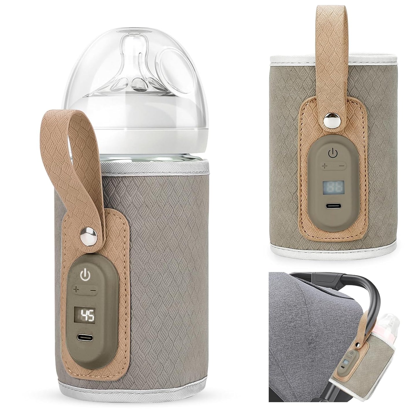 Portable Rechargeable Baby Bottle Warmer - On-the-Go Comfort