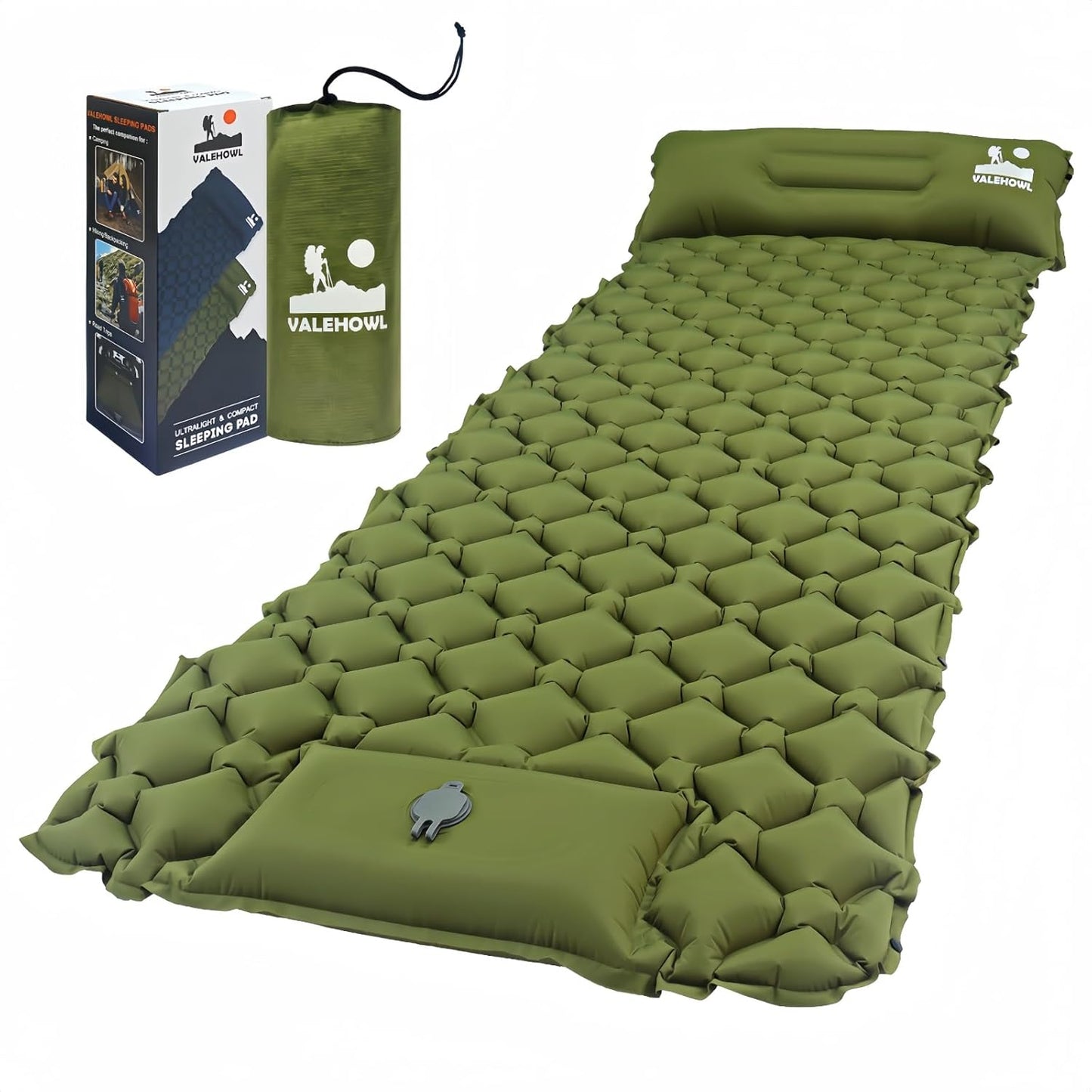 850g Ultralight Inflatable Sleeping Pad - Comfy Camping Essential!