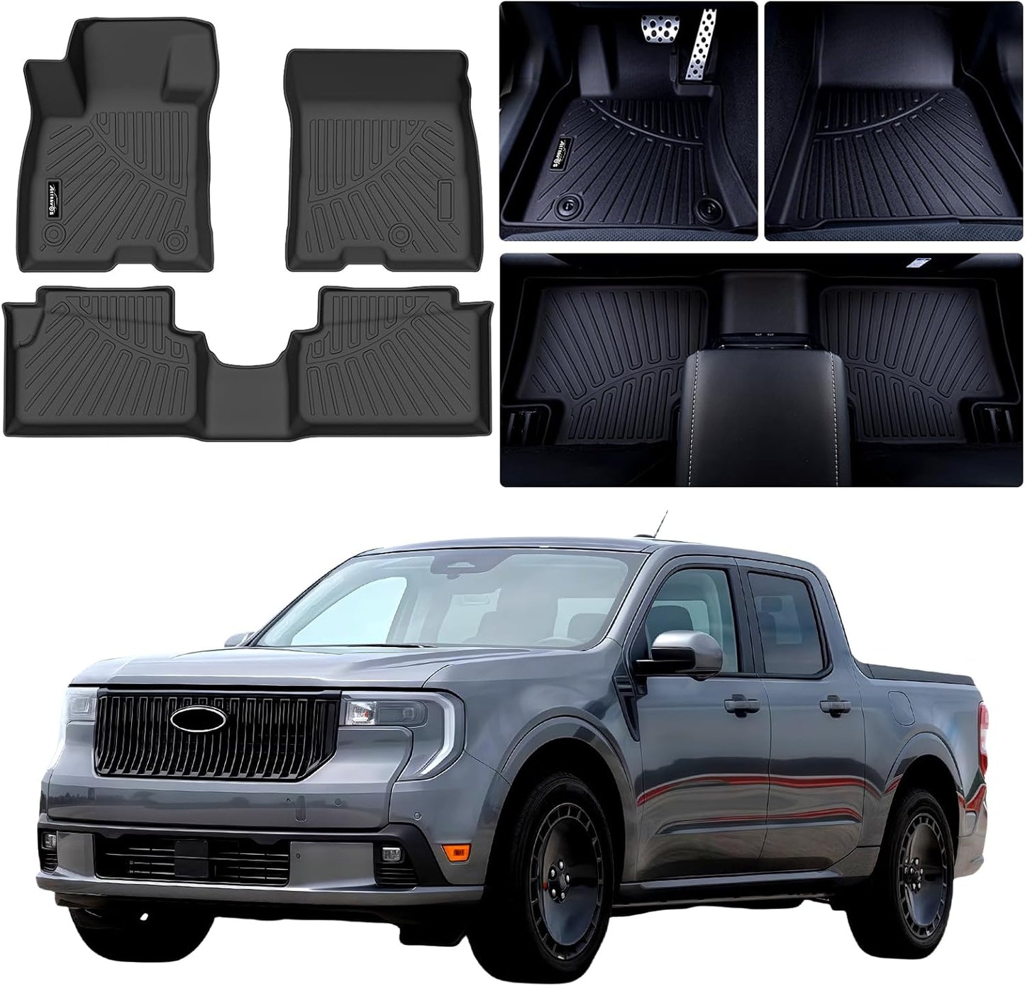 Custom Fit Floor Mats for 2022-2026 Ford Maverick Hybrid