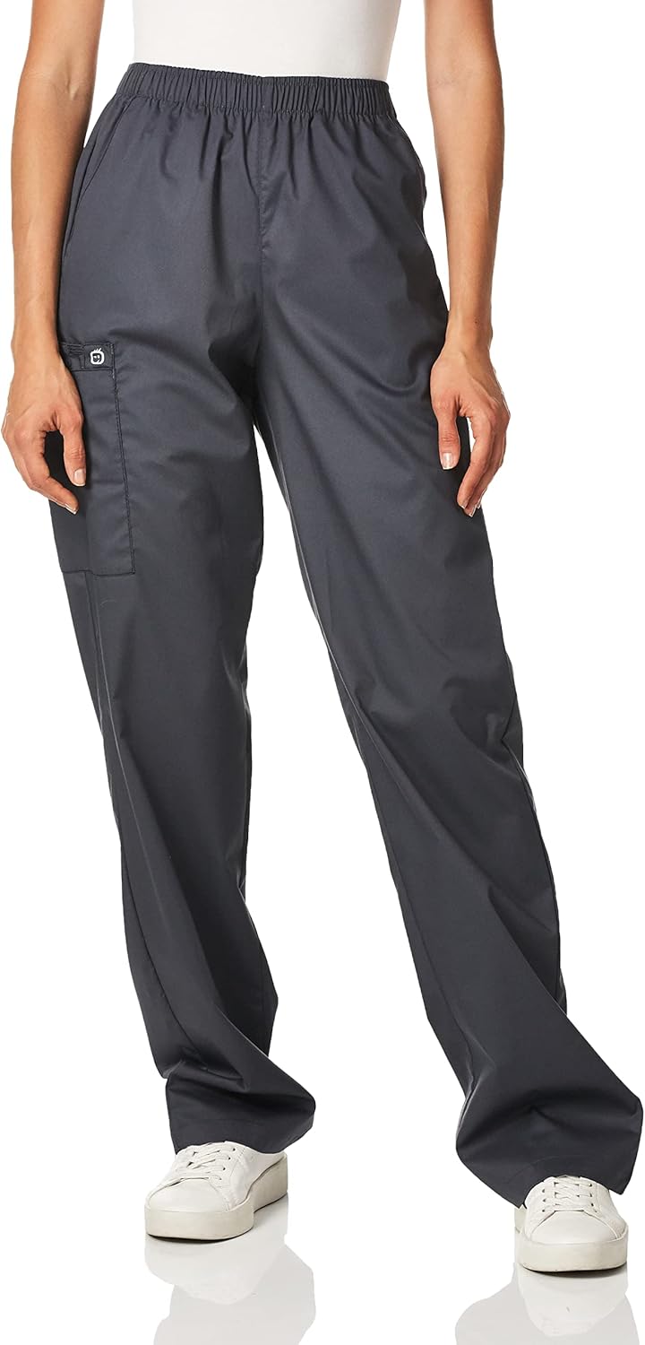 WonderWink Women's Tall Pull-On Cargo Scrub Pant for Comfort