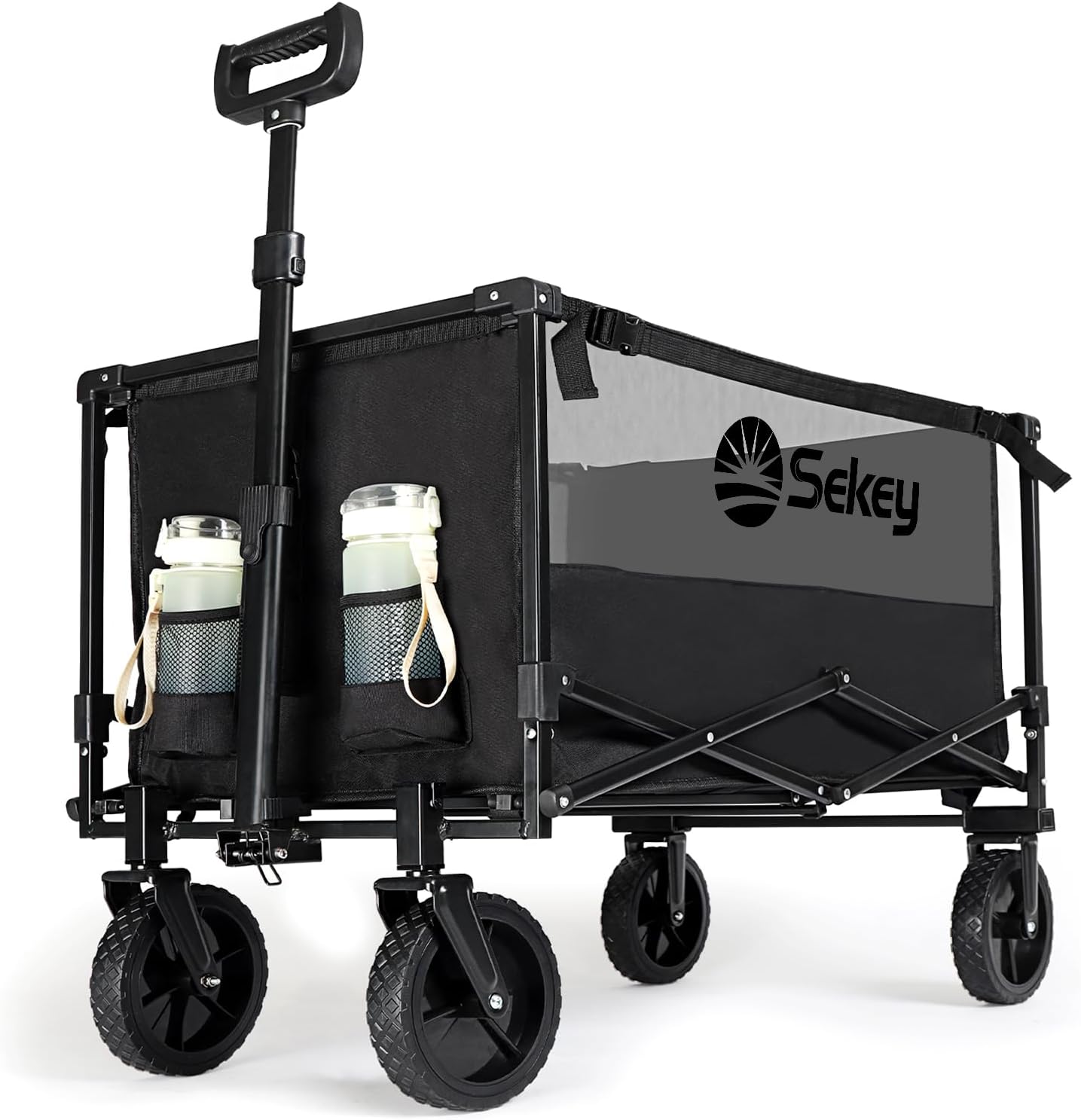 Sekey Collapsible Foldable Wagon with Heavy Duty Capacity
