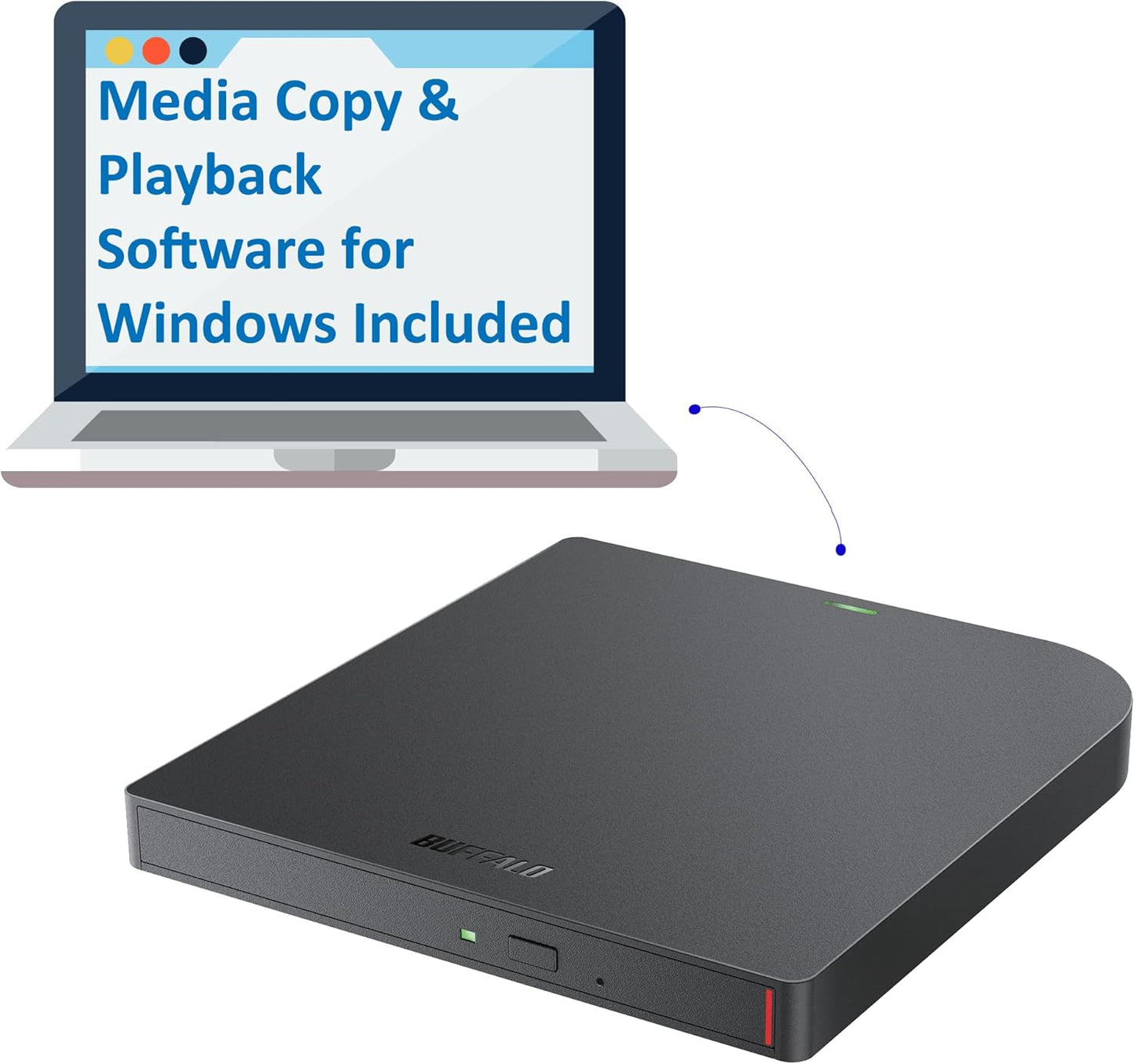 Portable Blu-ray Drive: Play & Burn Blu-Rays