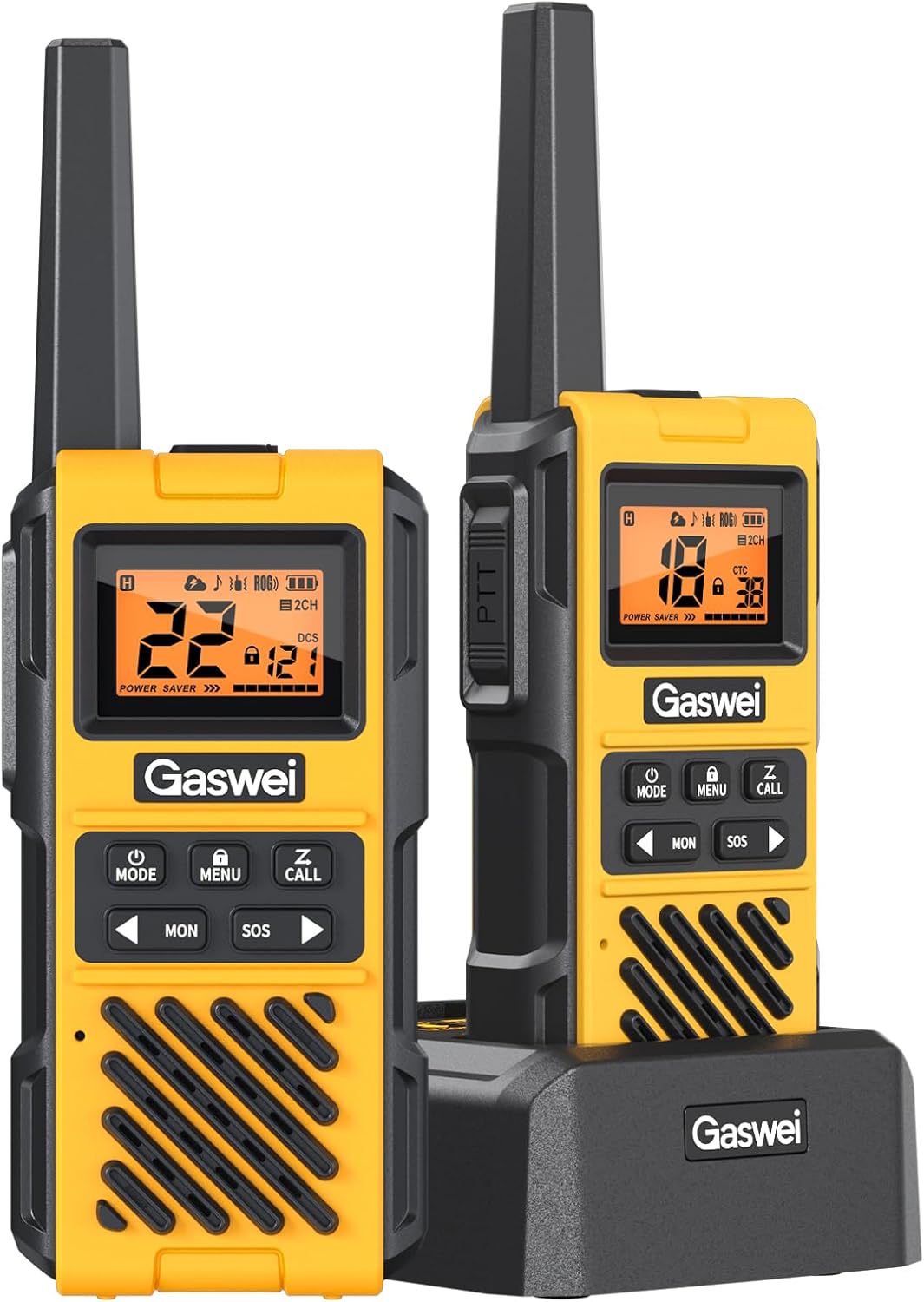 G1pro+ Waterproof Walkie Talkies for Adults with Big Screen
