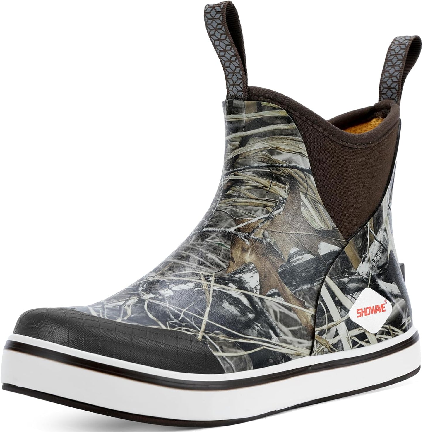 Showave Kid's Deck Boots Waterproof Ankle Rain Boots