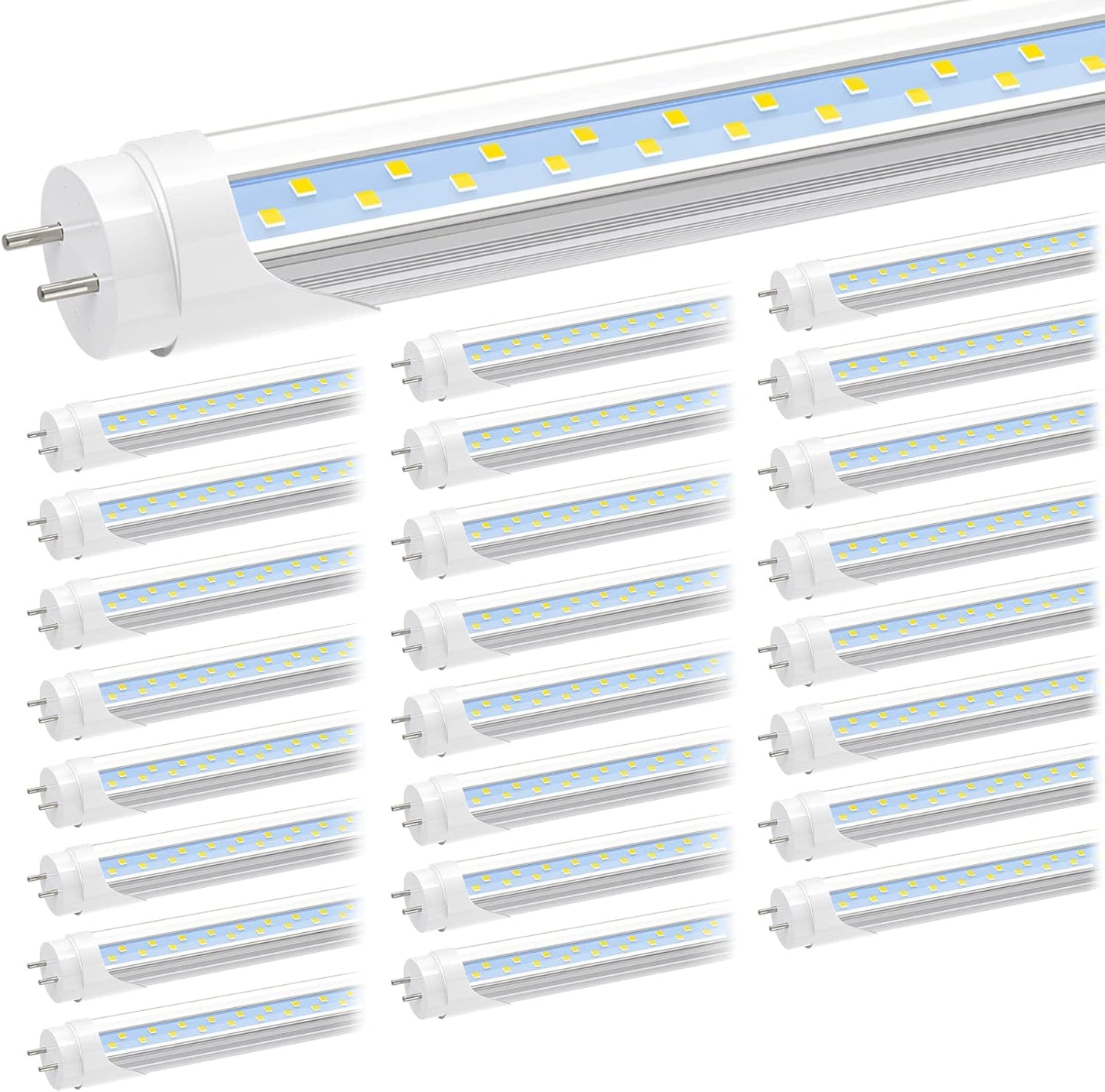 JESLED T8 4FT LED Type A+B Light Bulbs for Fluorescent Fixtures