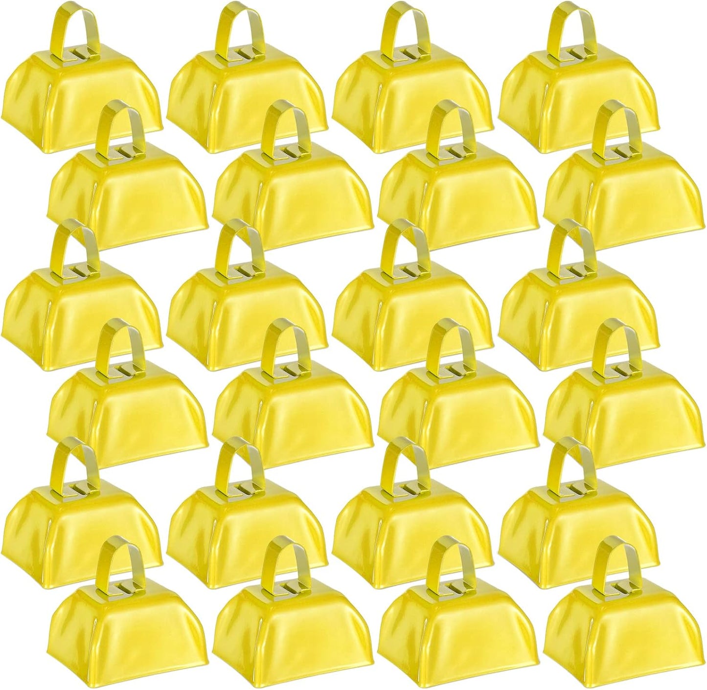 Loud Metal Cowbell Set for Sporting Events and Celebrations