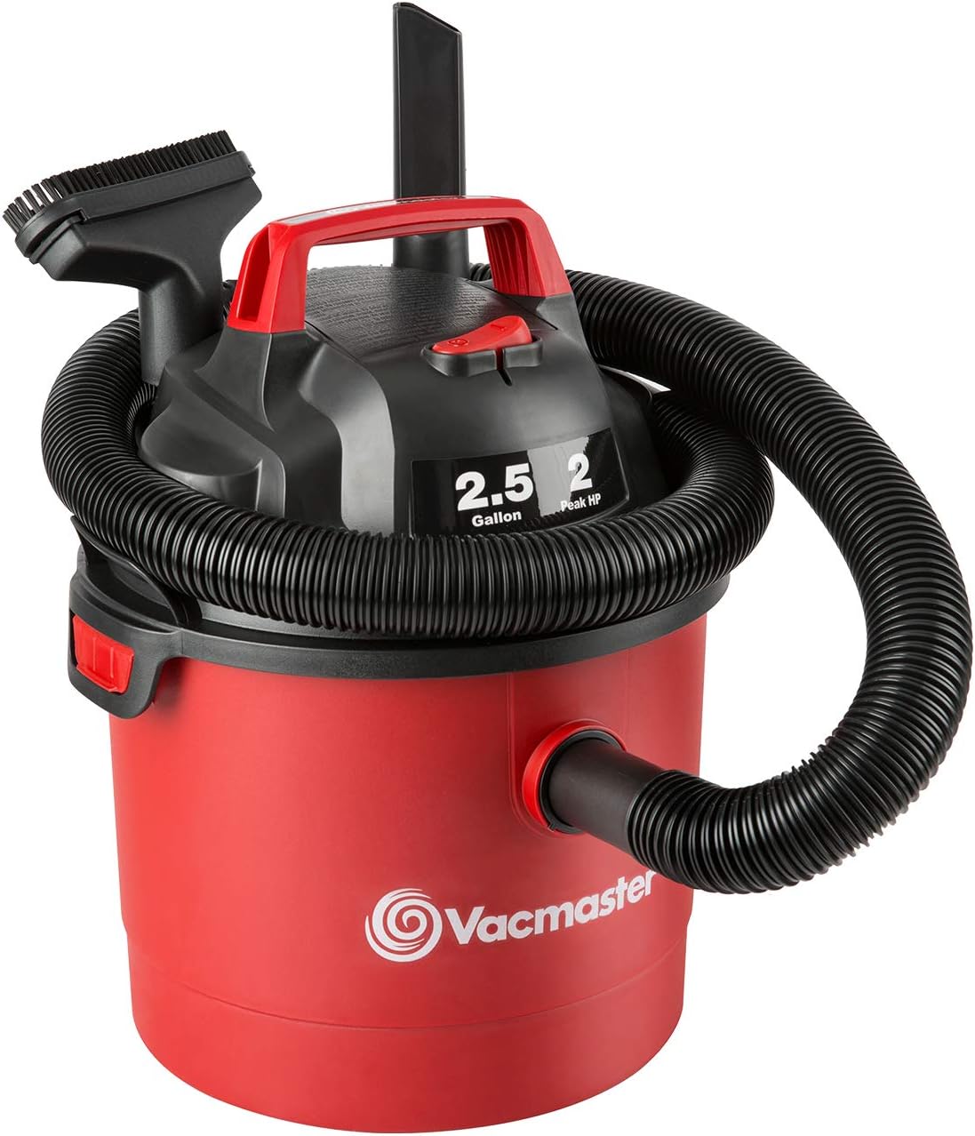 Powerful Compact Wet Dry Vacuum - Vacmaster 2.5 Gal