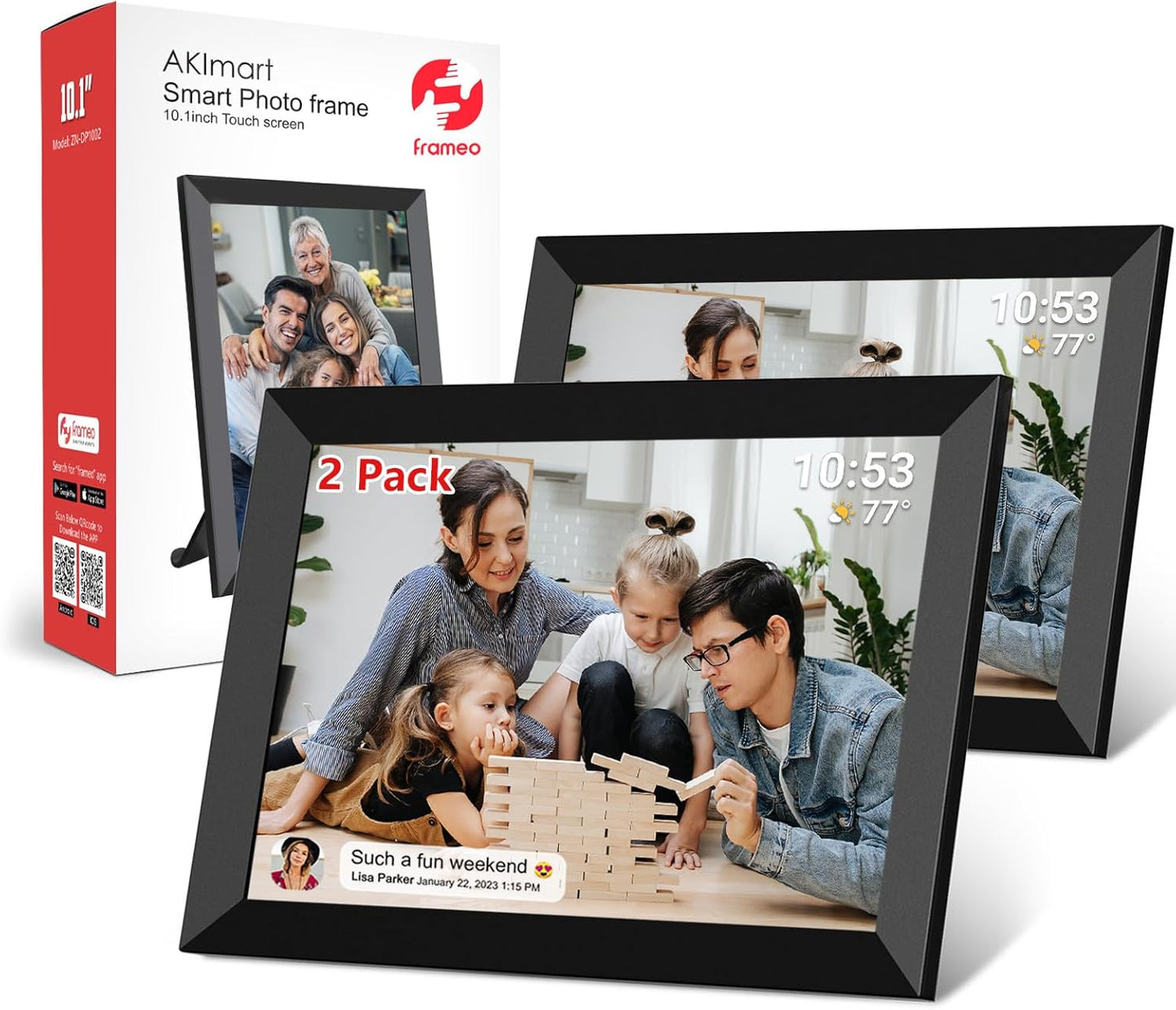 32GB FRAMEO 10.1 Inch Smart WiFi Digital Photo Frame Review
