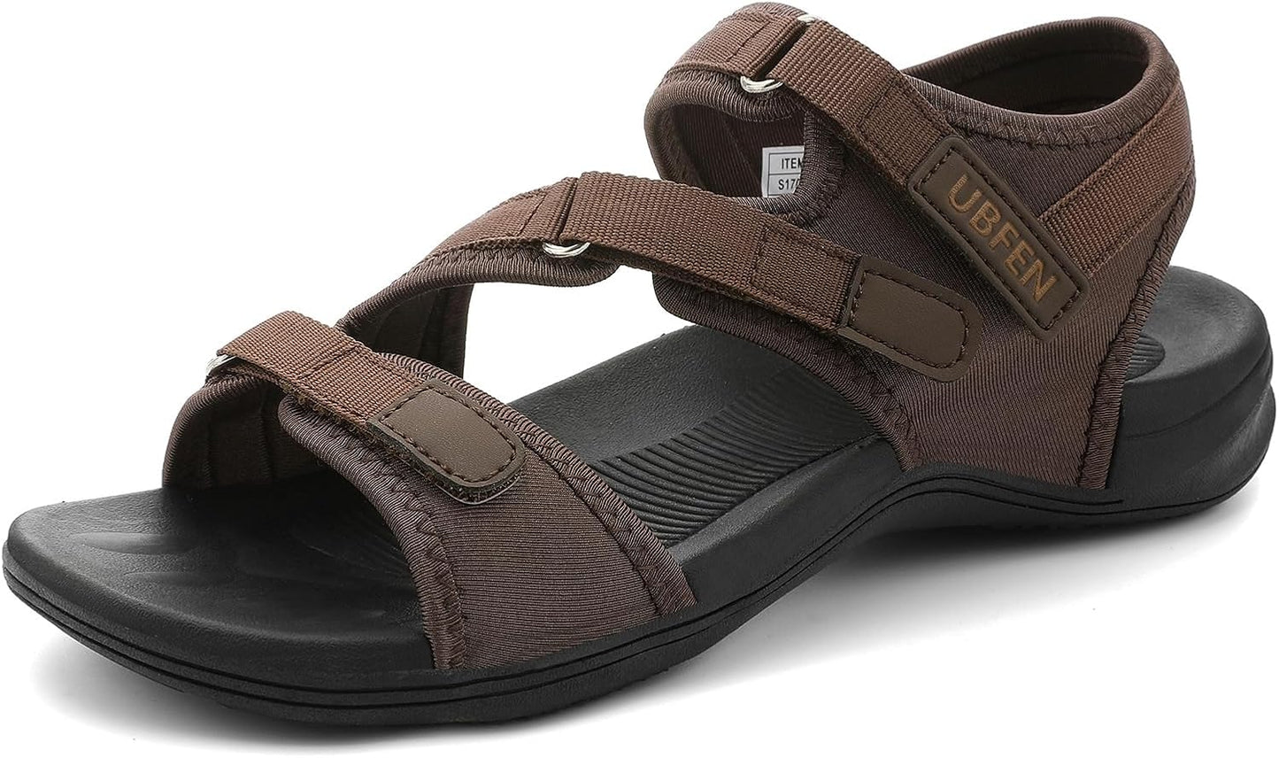 UBFEN Womens Hiking Sandals with Adjustable Straps for Comfort