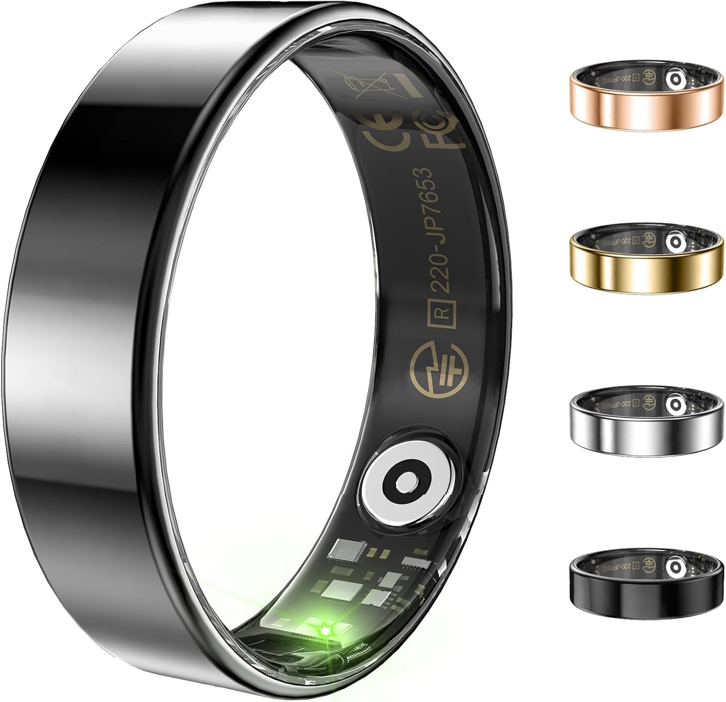 Ultra-thin Sleep & Fitness Tracker Smart Ring for Men Women