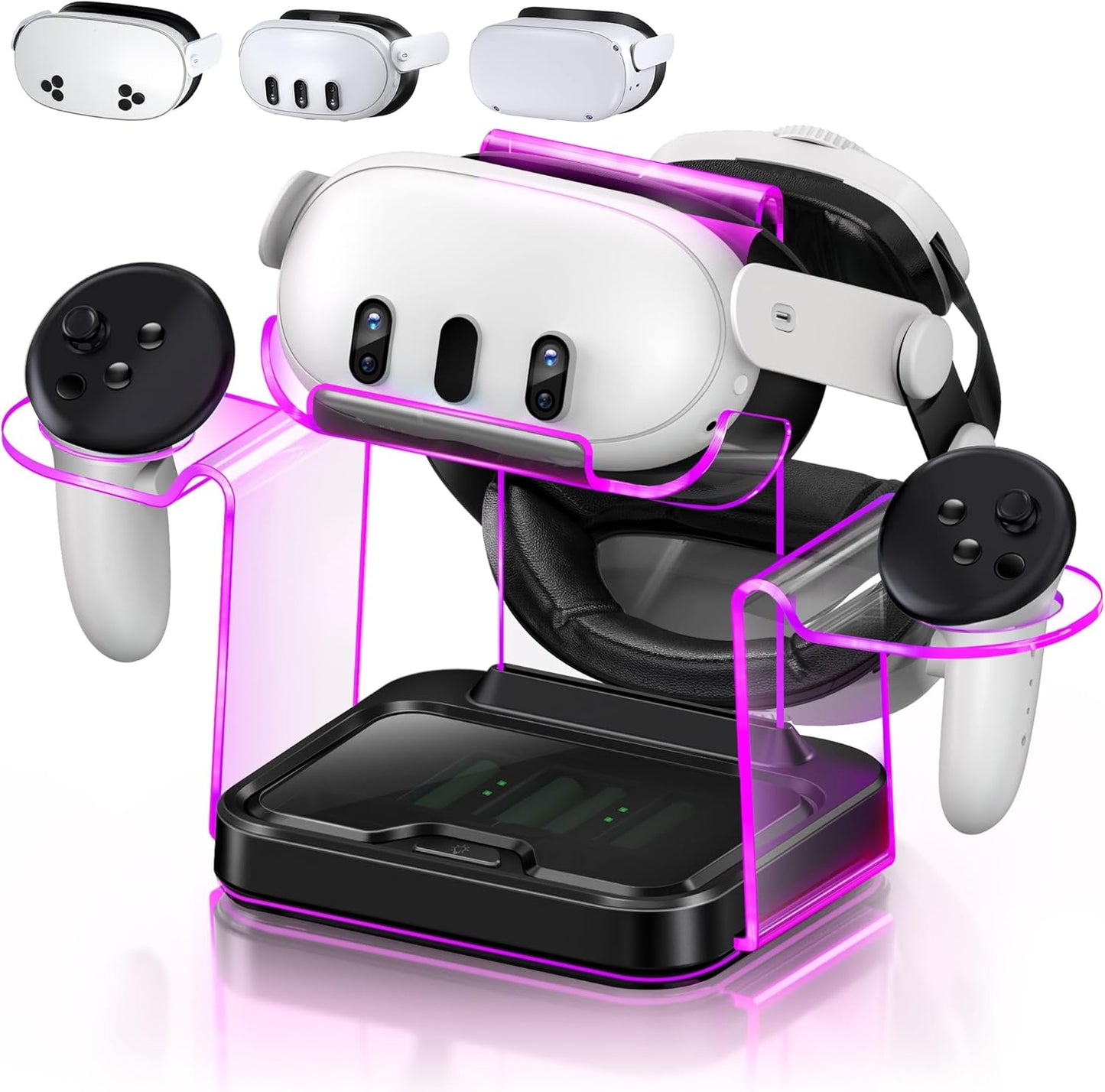 Kickdot Charging Dock for VR 3S/3/2 Headset with LED Indicator