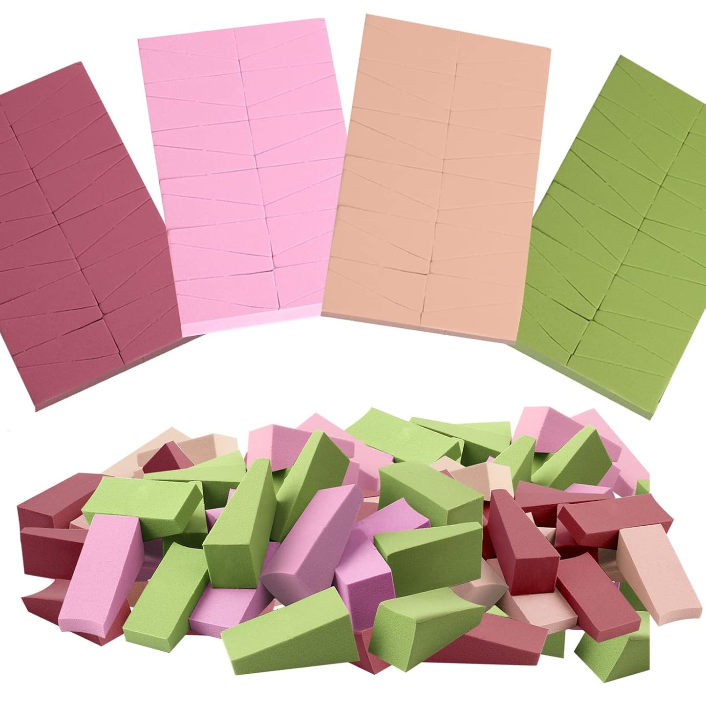 96Pcs Soft Makeup Blenders - Latex Free
