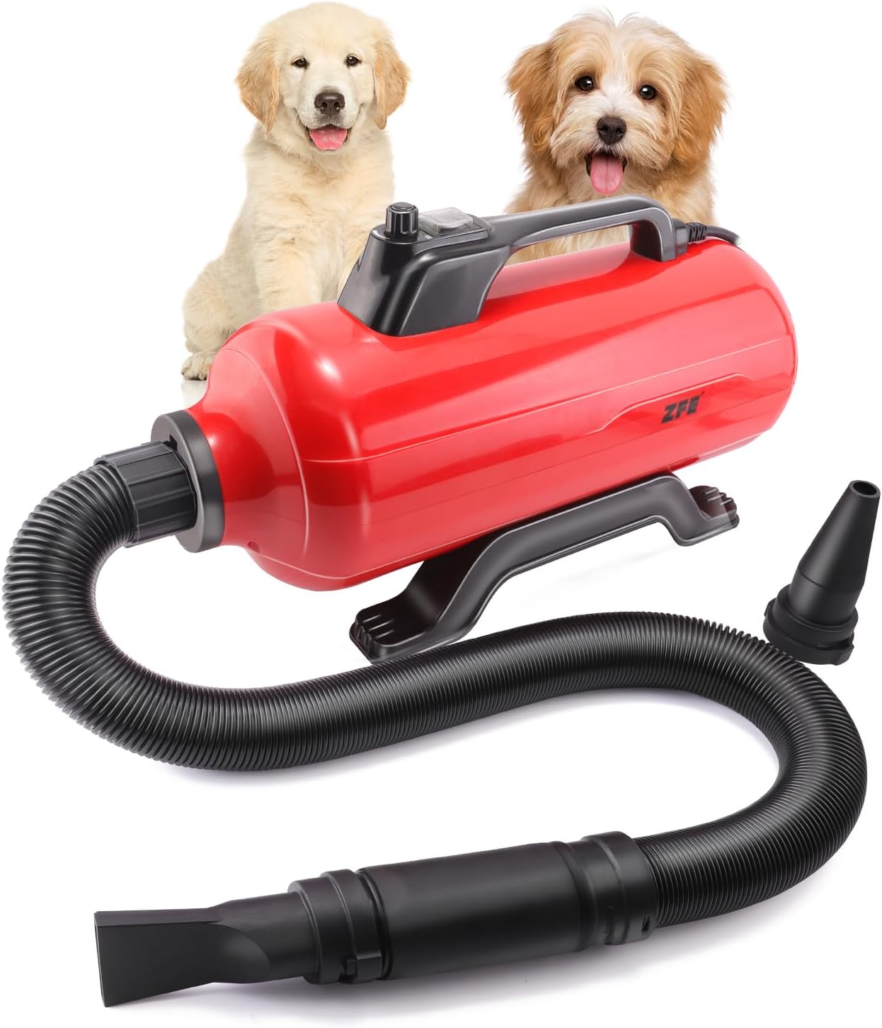 Ultimate Speed: ZFE 3000W Pet Dryer with Double Motor