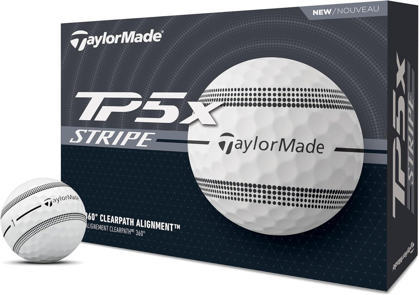 TaylorMade Golf 2024 Golf Balls with ClearPath Alignment Tech